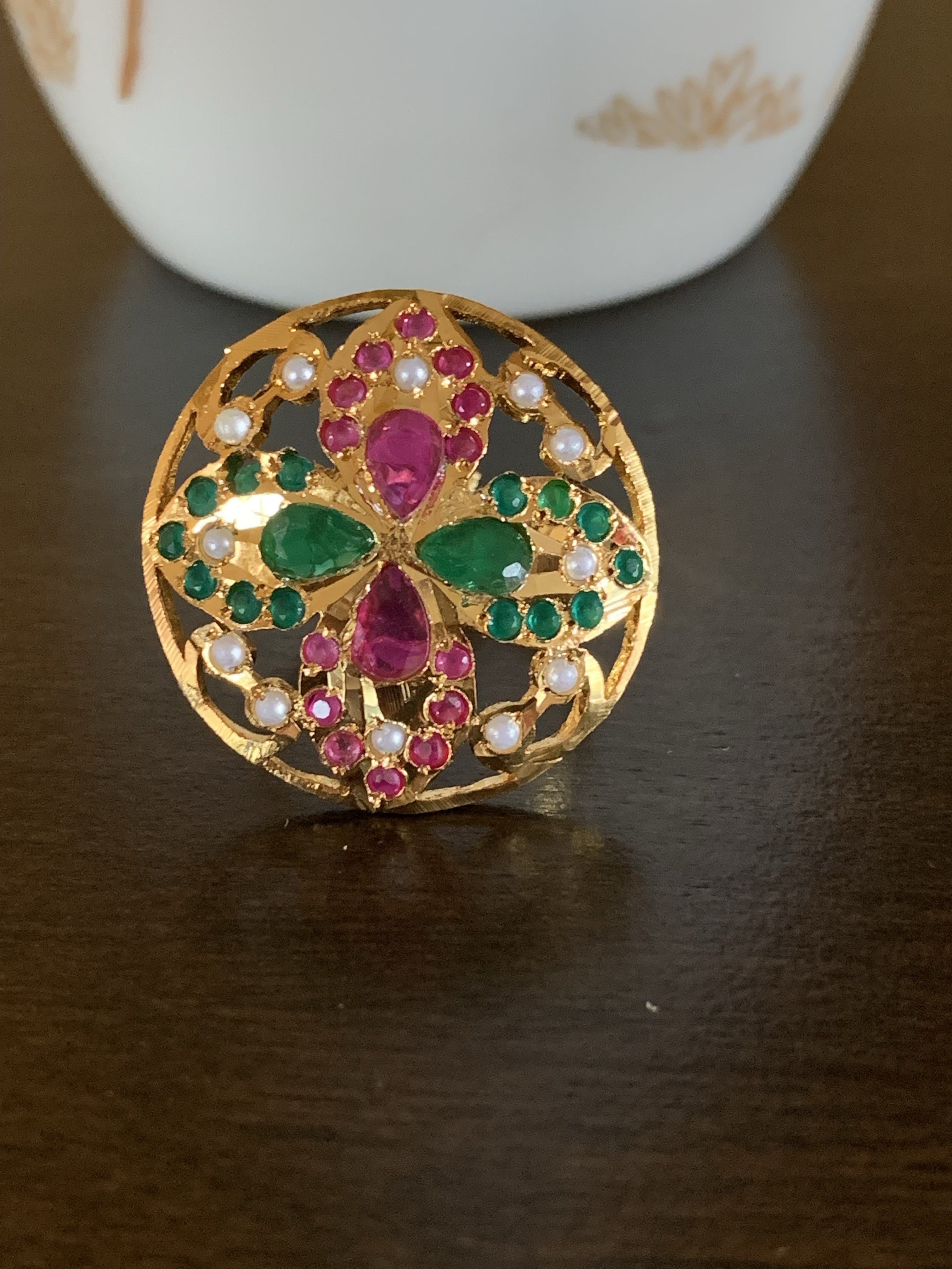 DJR41  Jadau ring ( READY TO SHIP)