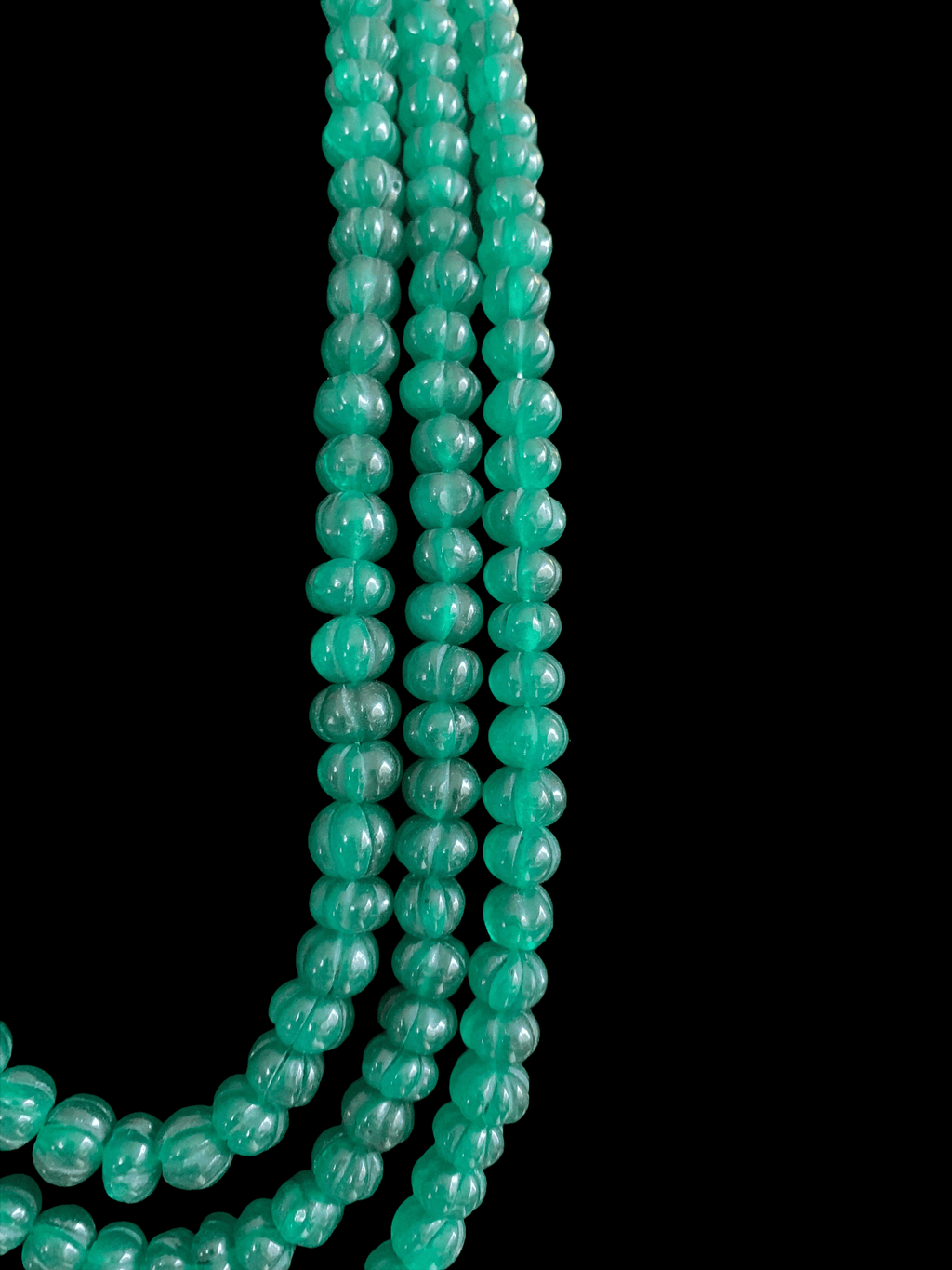 NS309  quartz  carved beads ( READY TO SHIP )