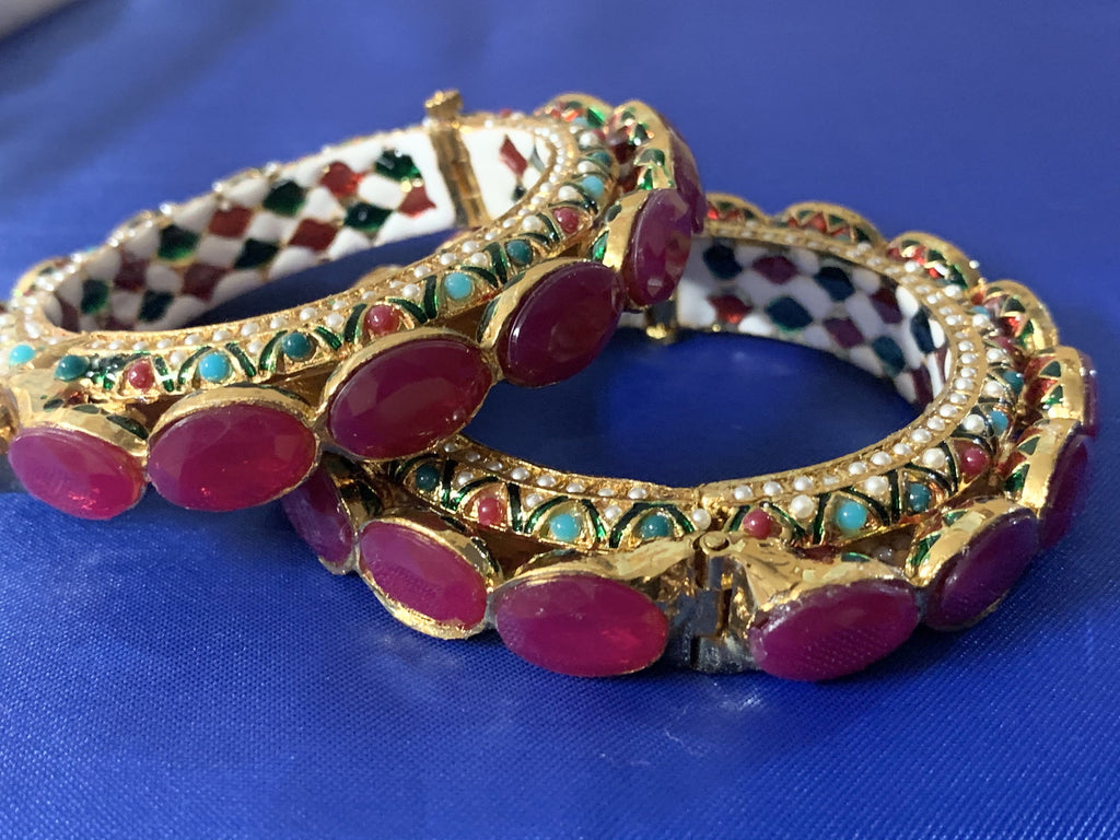 B2 Madhuri Navratan Bangles ( SHIPS IN 3 WEEKS )