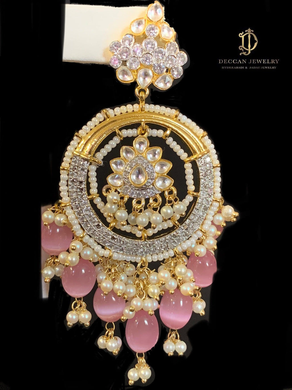 DER342 Amrah Cz earrings (READY TO SHIP )