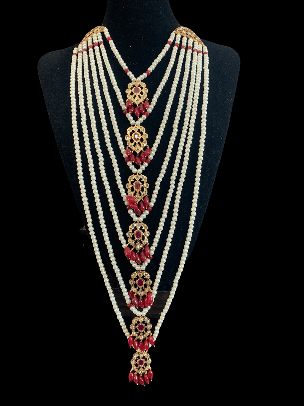 SAT27 Soha satlada in ruby  ( READY TO SHIP )