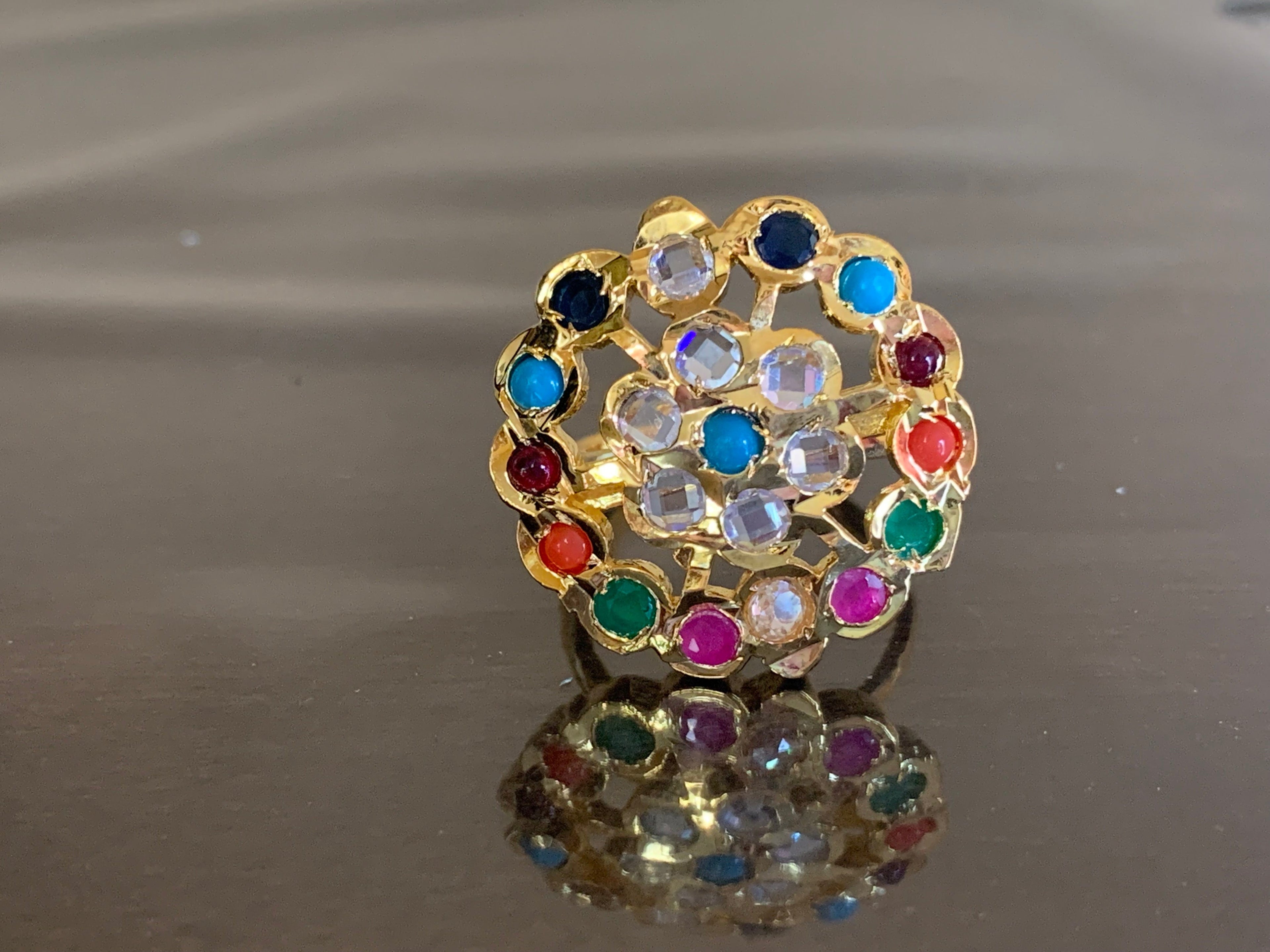 DJR43 Cz polki  ring ( READY TO SHIP)