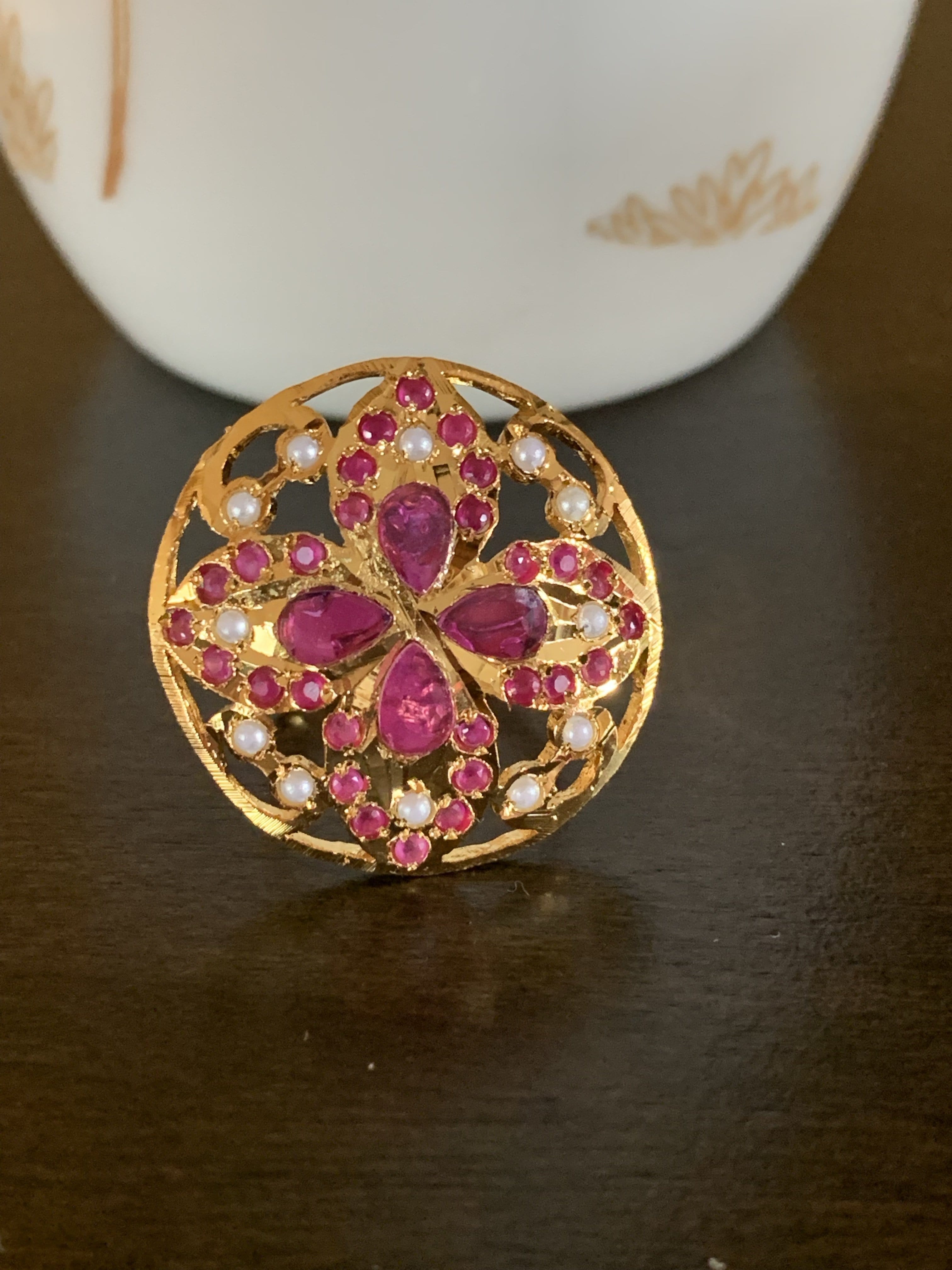 DJR41  Jadau ring ( READY TO SHIP)