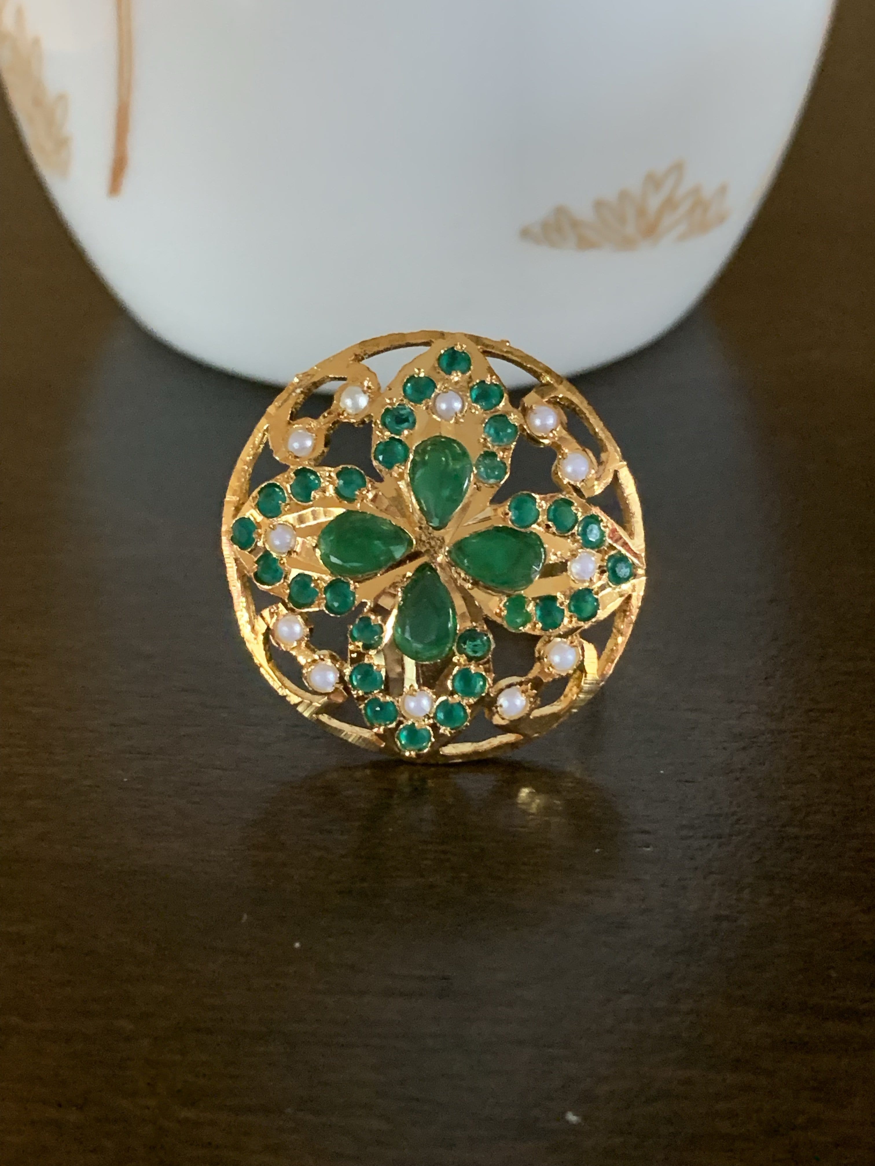 DJR41  Jadau ring ( READY TO SHIP)