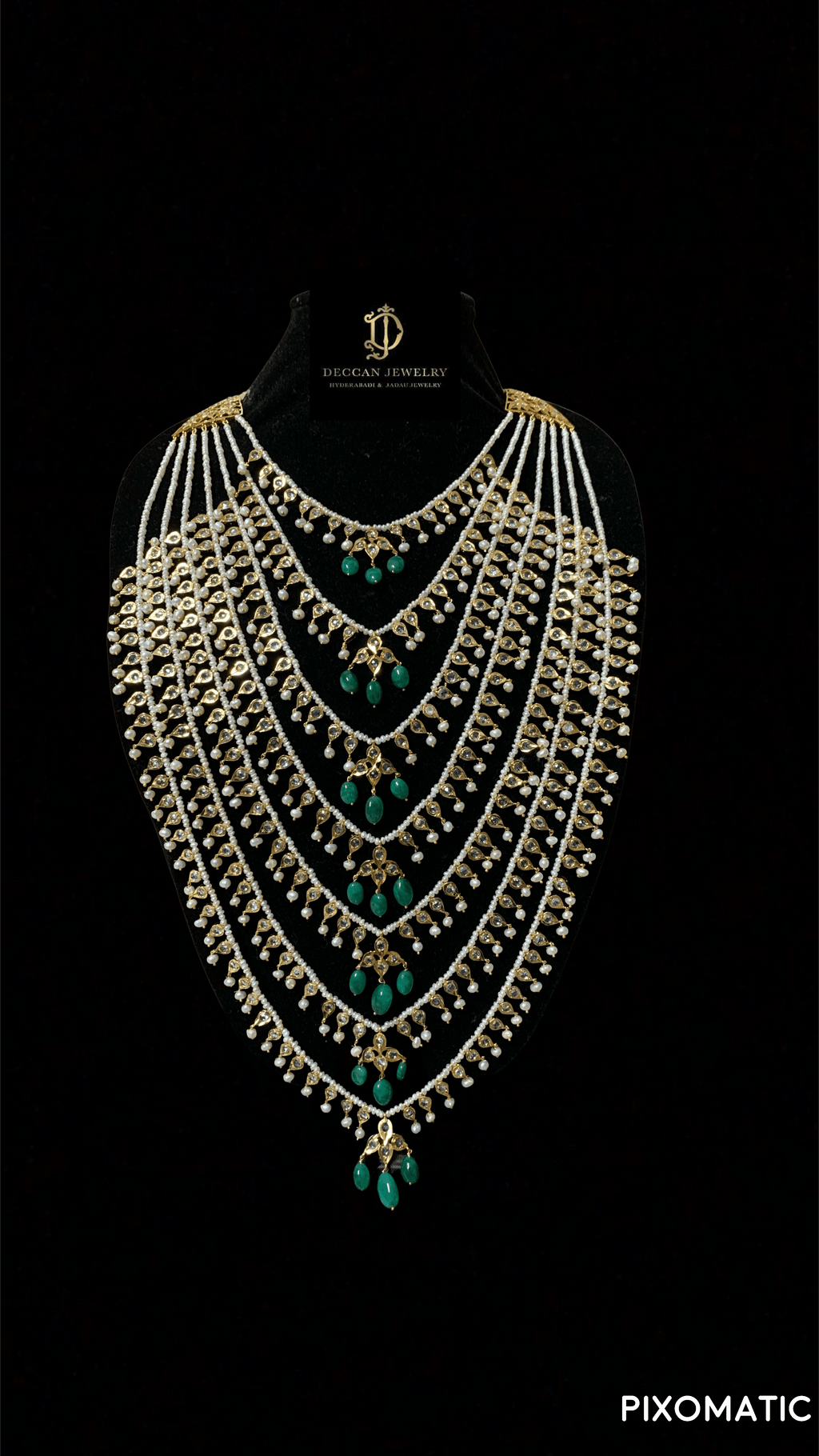 SAT15 Insia Bridal satlada in fresh water pearls ( READY TO SHIP )