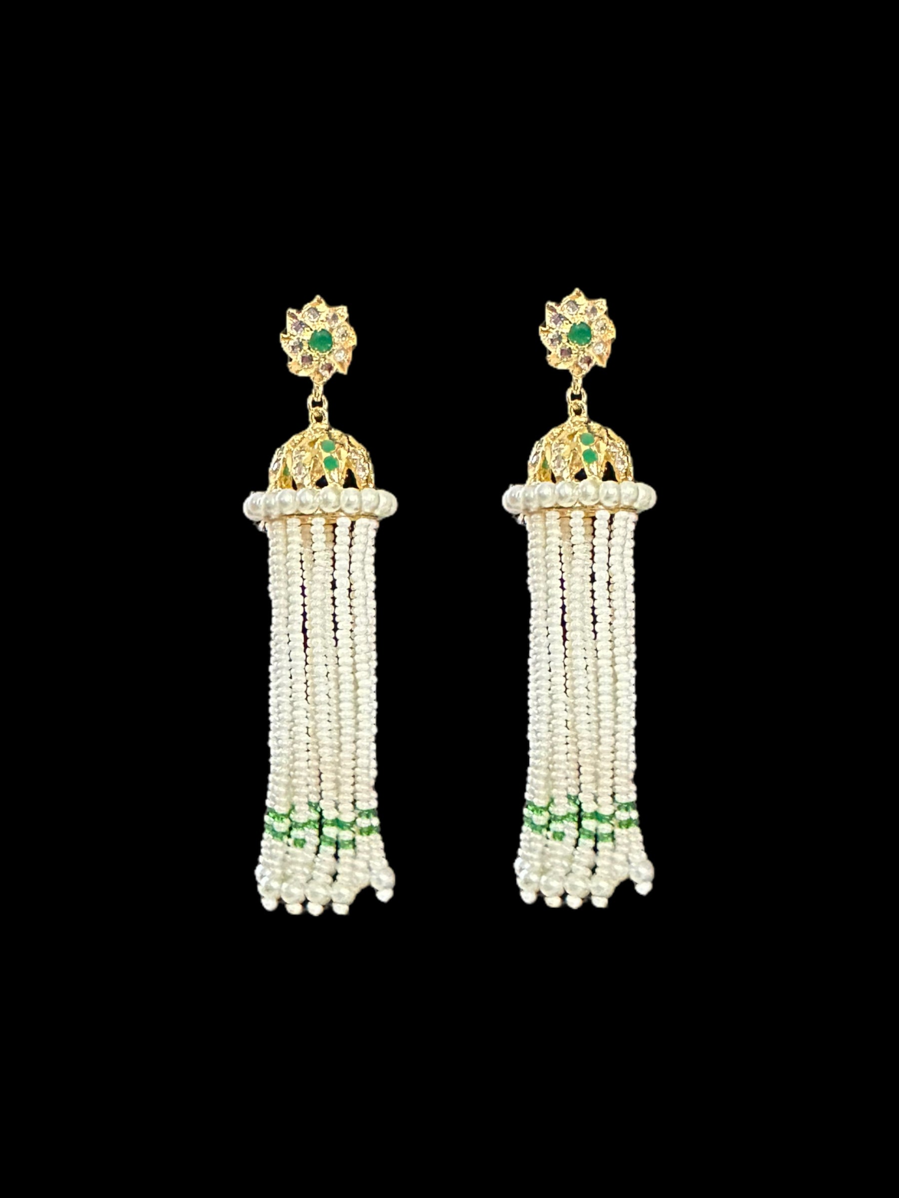 DER509 gold plated jhumka ( READY TO SHIP )