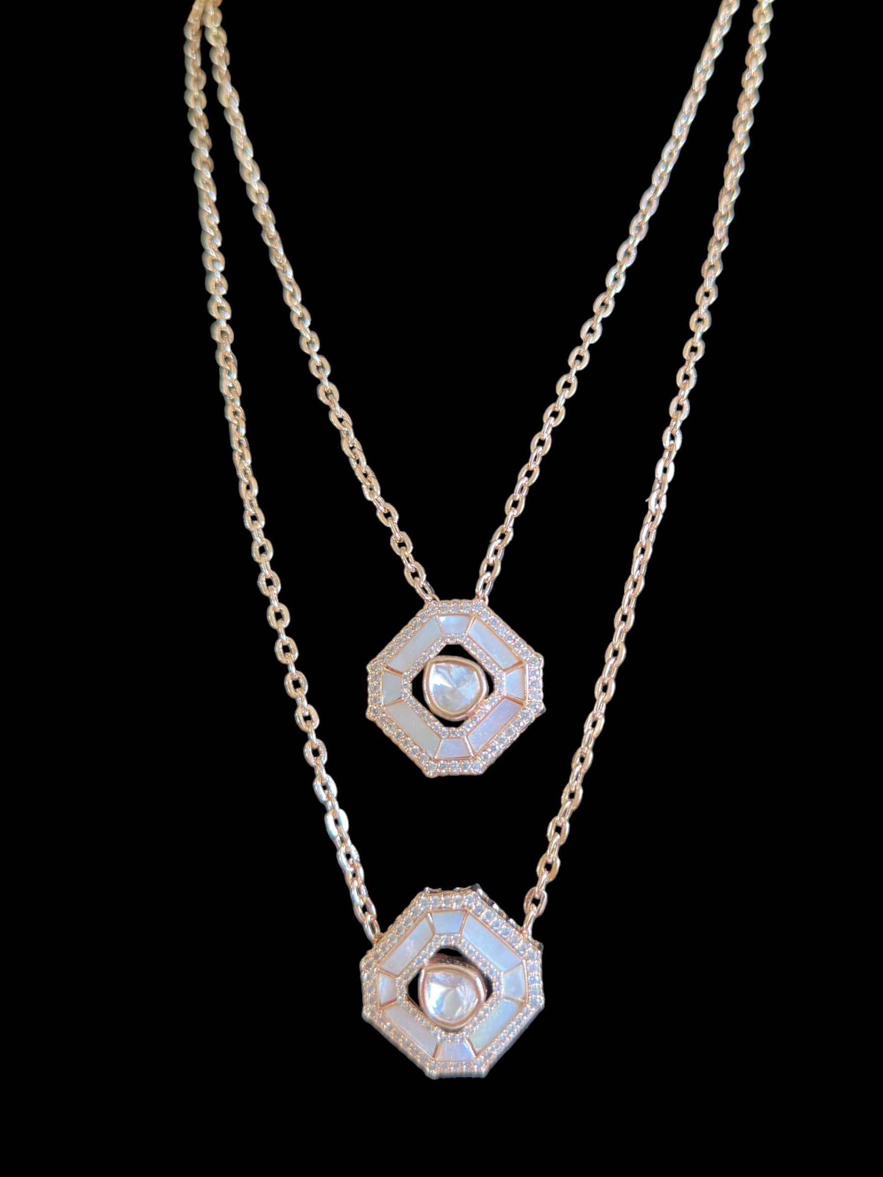 PS360 Eliza rose gold plated necklace ( READY TO SHIP )