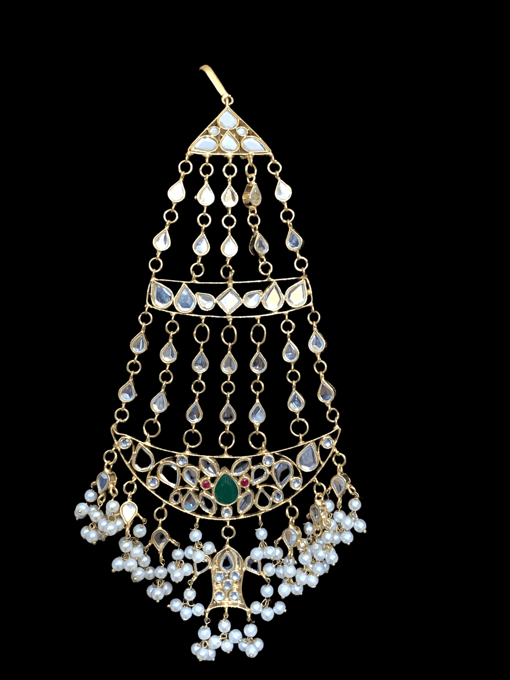 BR1 Maya Kundan bridal set ( SHIPS IN 4 WEEKS )