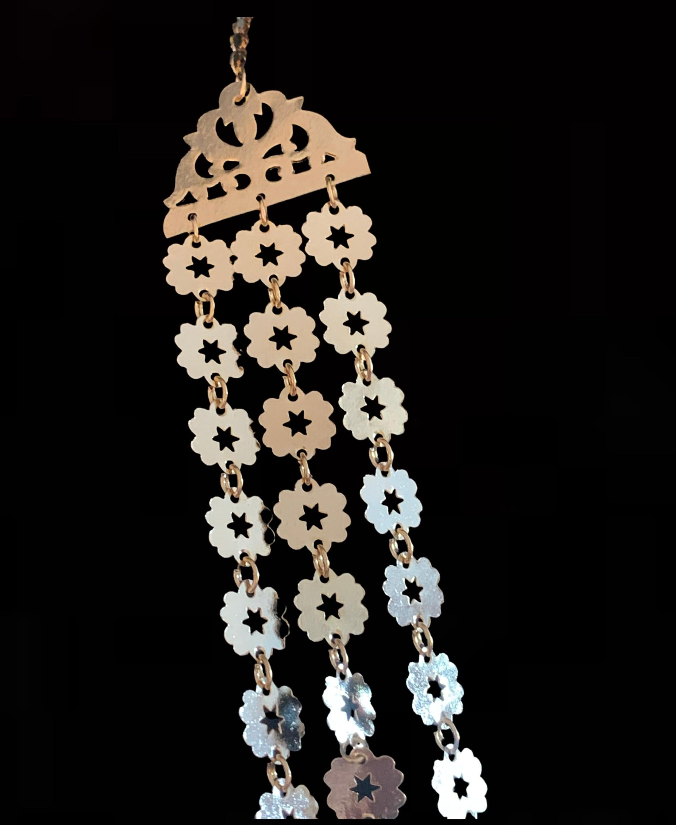 NS170 Chandan haar necklace  in gold plating  (READY TO SHIP   )