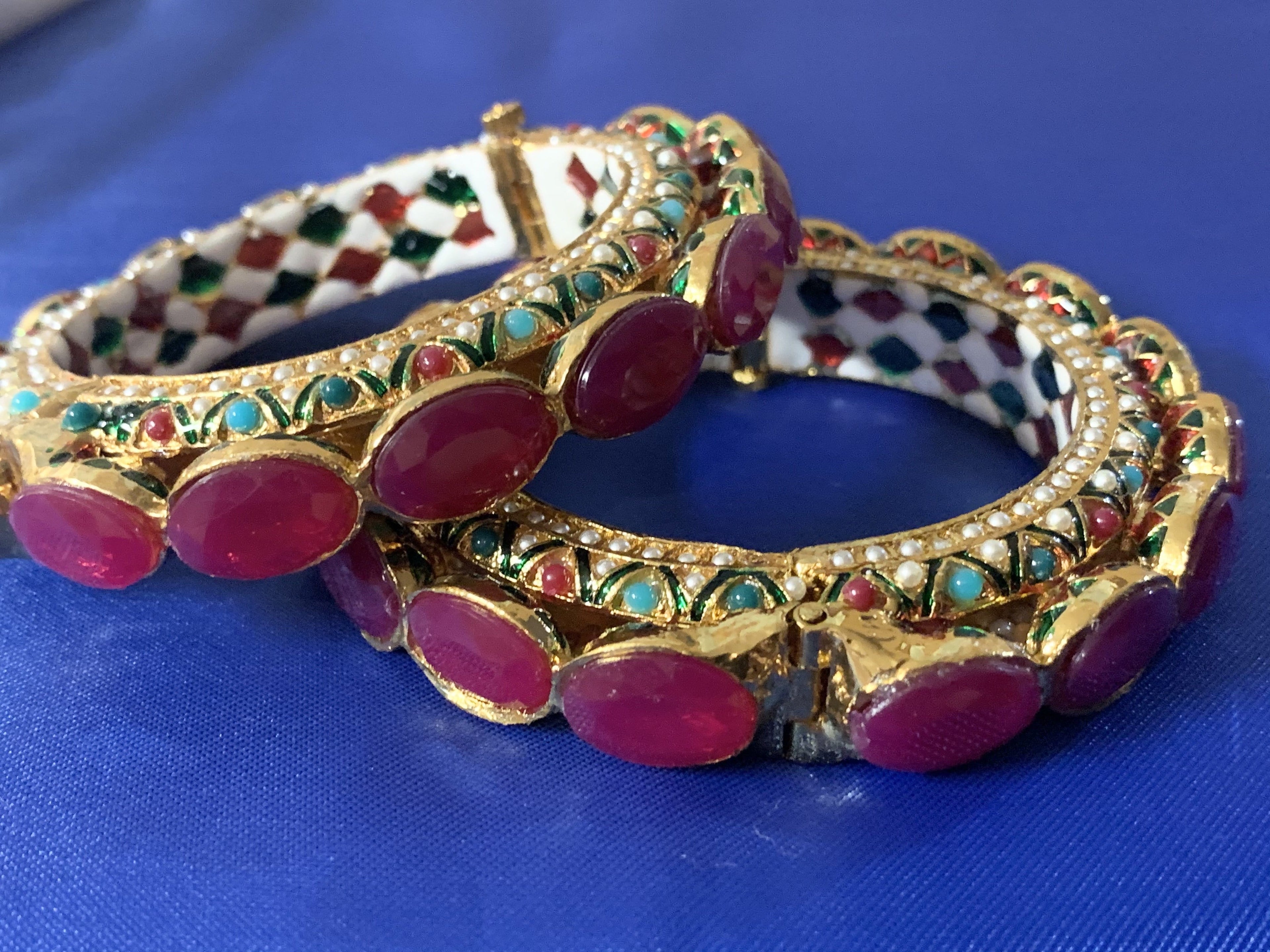 B2 Madhuri Navratan Bangles ( SHIPS IN 3 WEEKS )