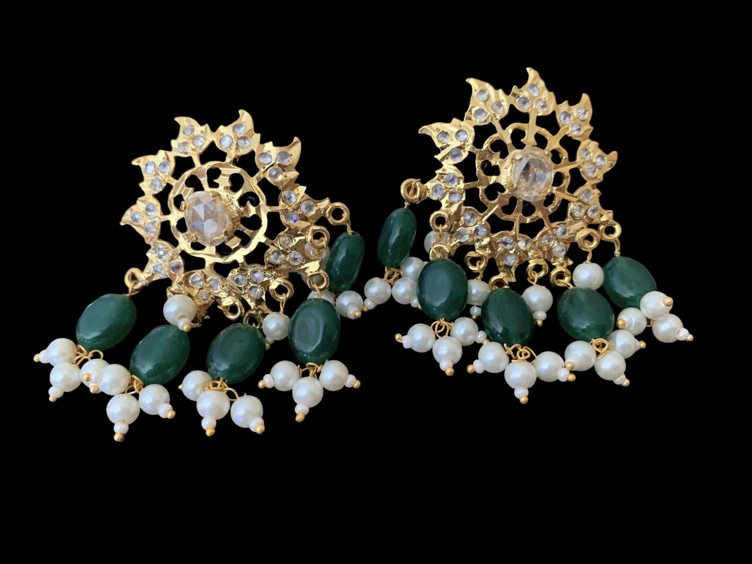 DLN110 IZA rani haar in green ( READY TO SHIP)