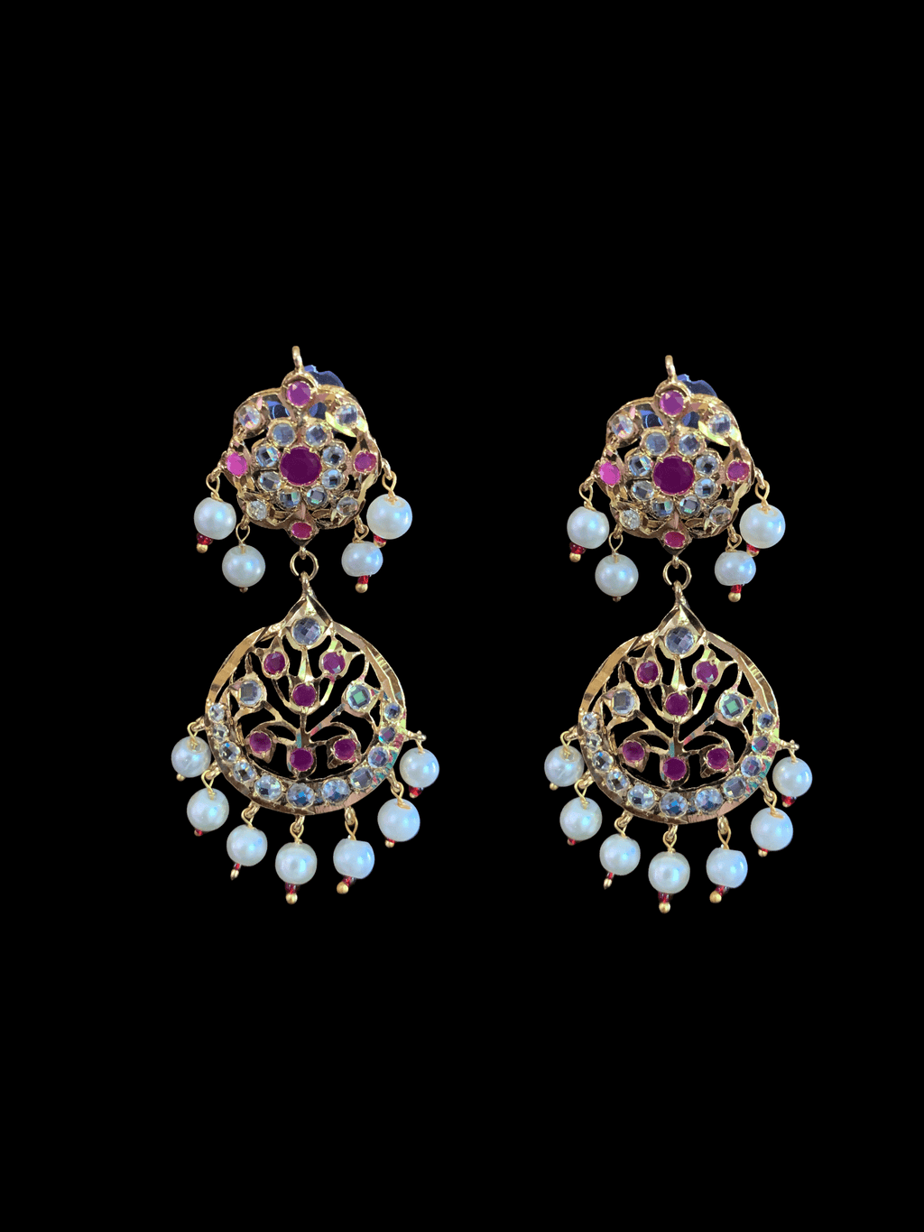 SAT17 Asmara Hyderabadi bridal satlada - ruby   ( READY TO SHIP)