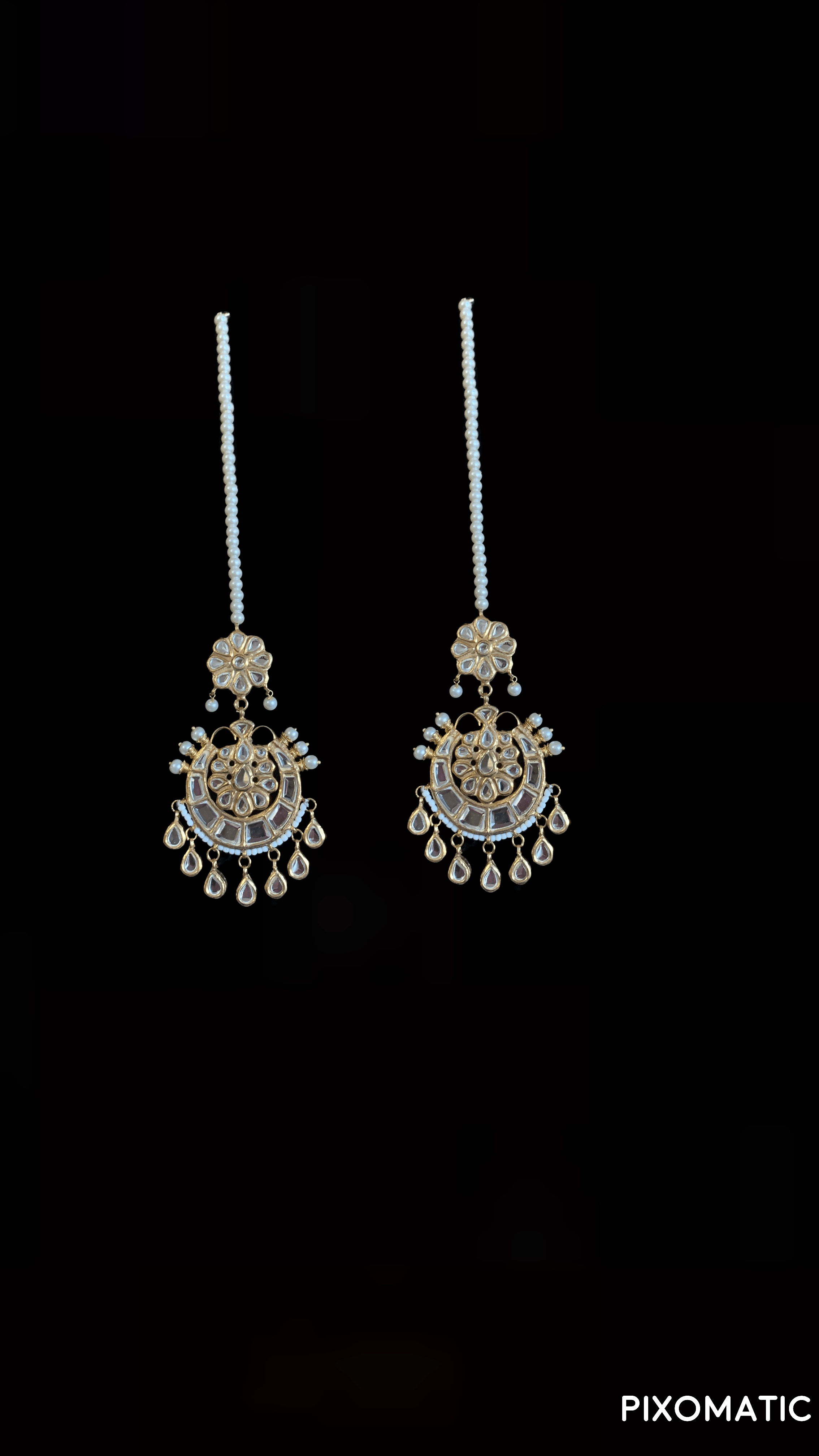 BR48 Dua kundan bridal set ( SHIPS IN 4 WEEKS )