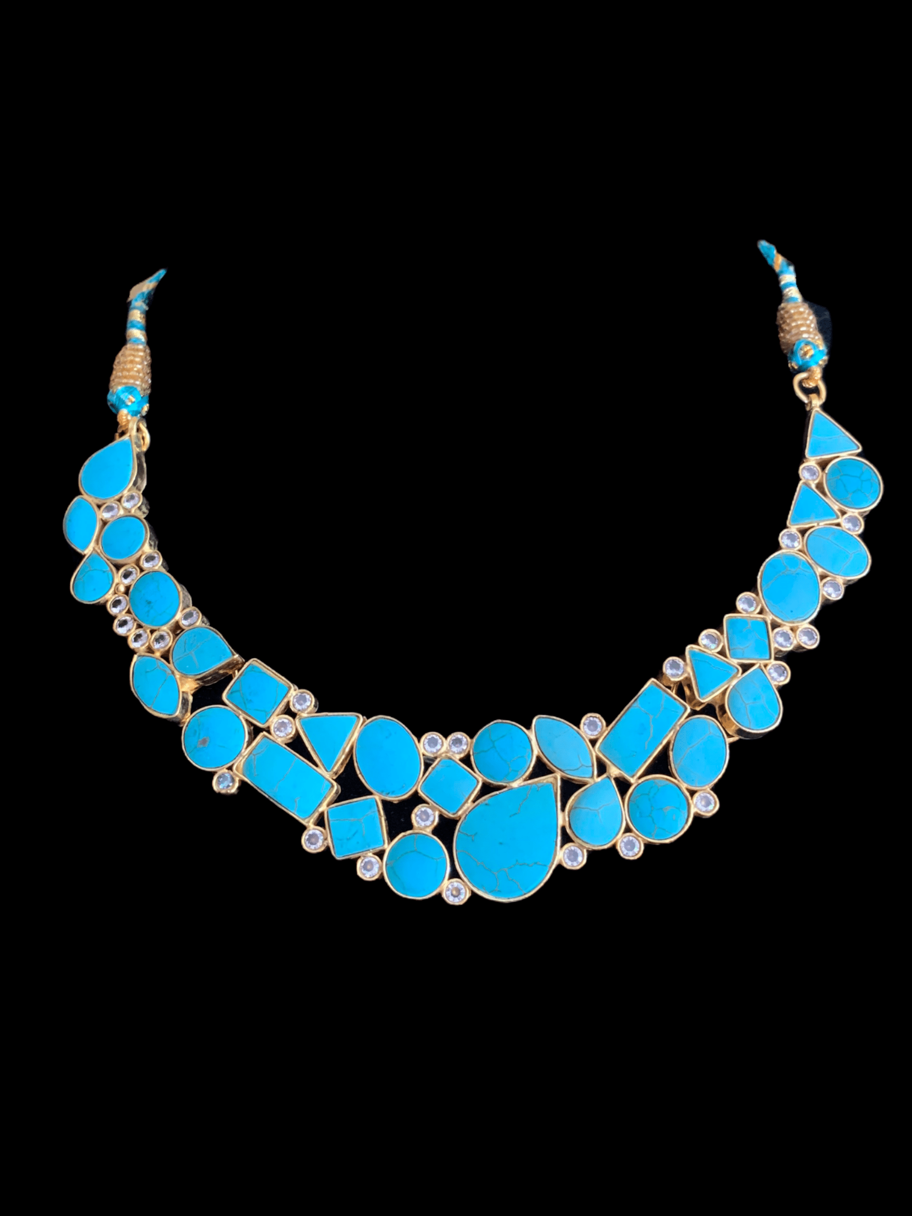 NS190 Turquoise necklace set ( SHIPS IN 4 WEEKS )