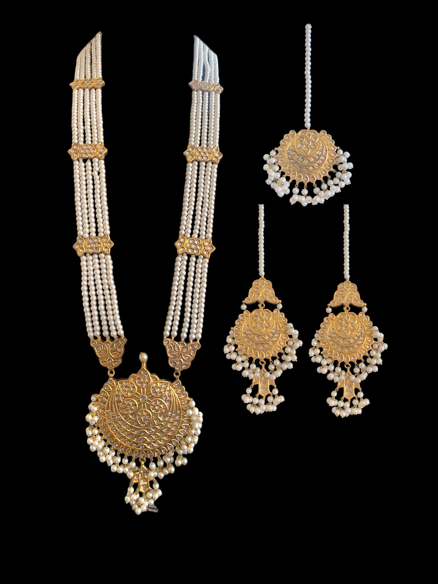 LN201 kundan Rani haar set ( SHIPS IN 4 WEEKS )