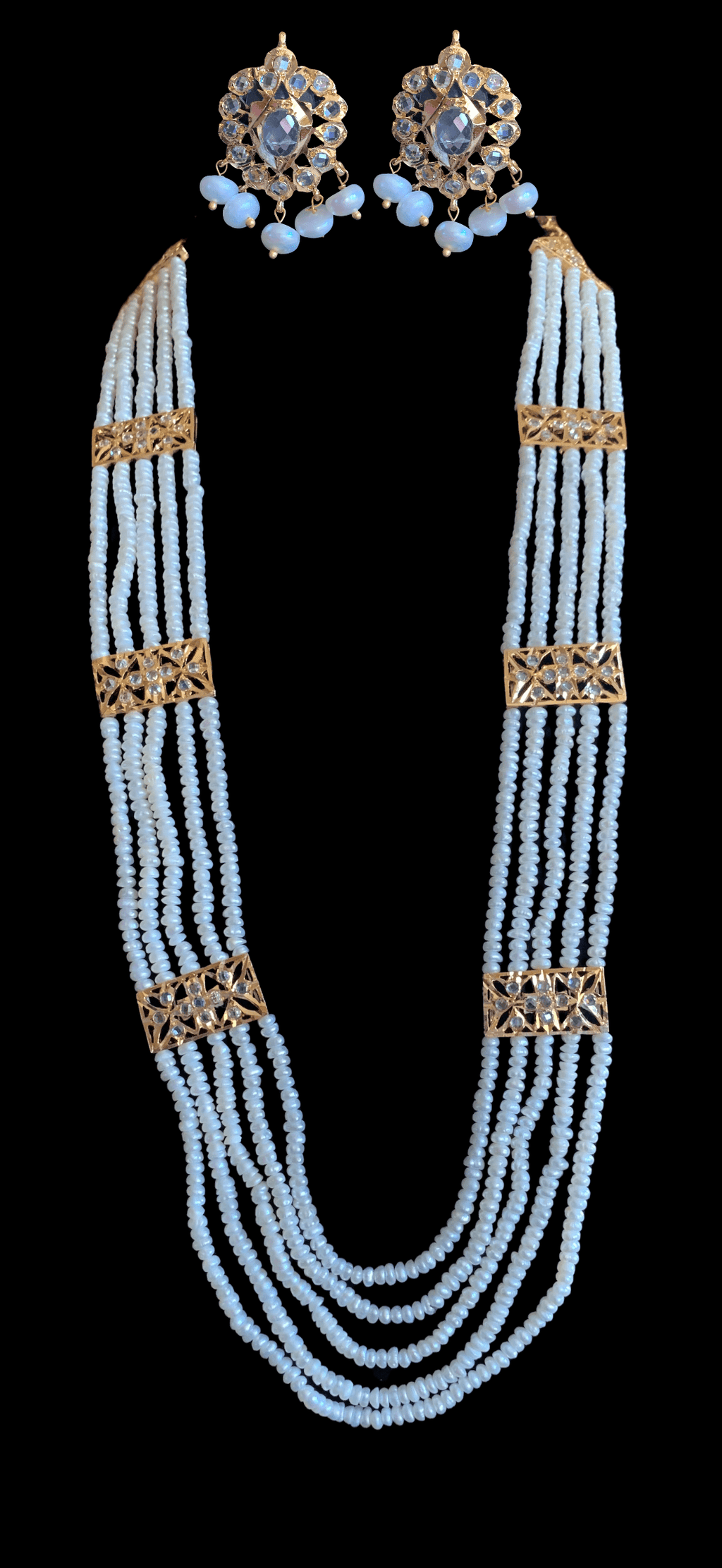 LN58 Naira fresh water pearl rani haar ( SHIPS IN 3 WEEKS  )