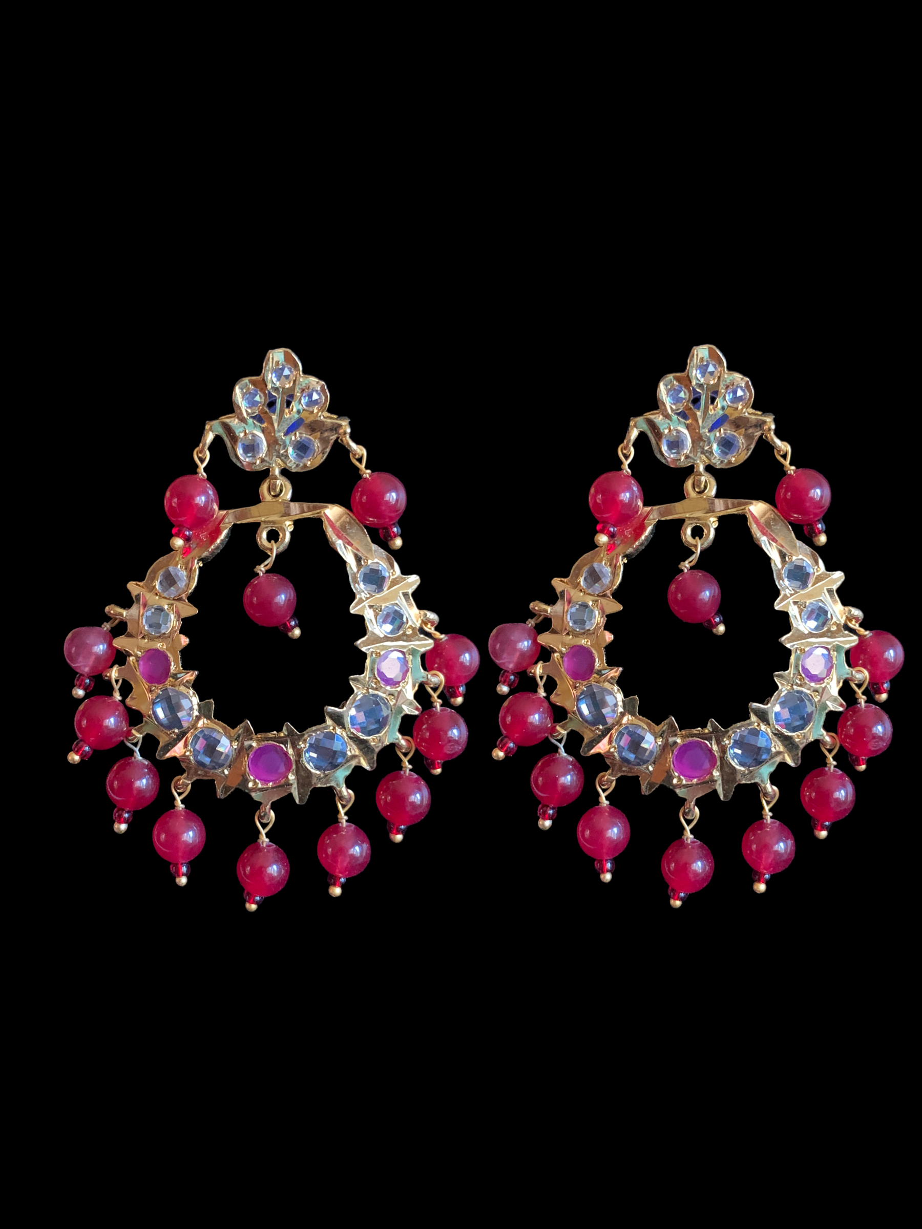 PS426 Hyderabadi tirmani with chandbali ( SHIPS IN 4 WEEKS )