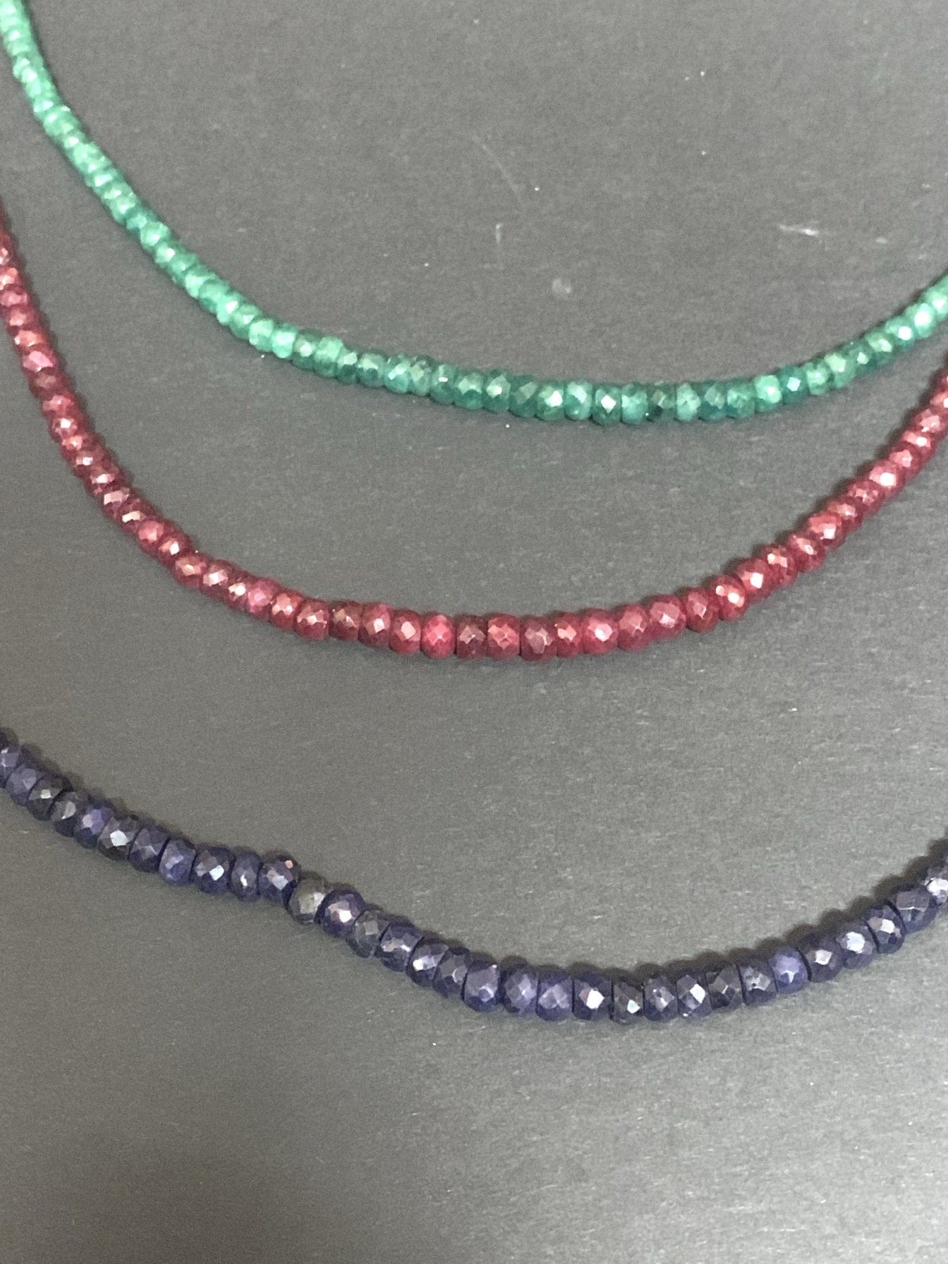 NS301 Single stranded necklace ( SHIPS IN 1 WEEK )