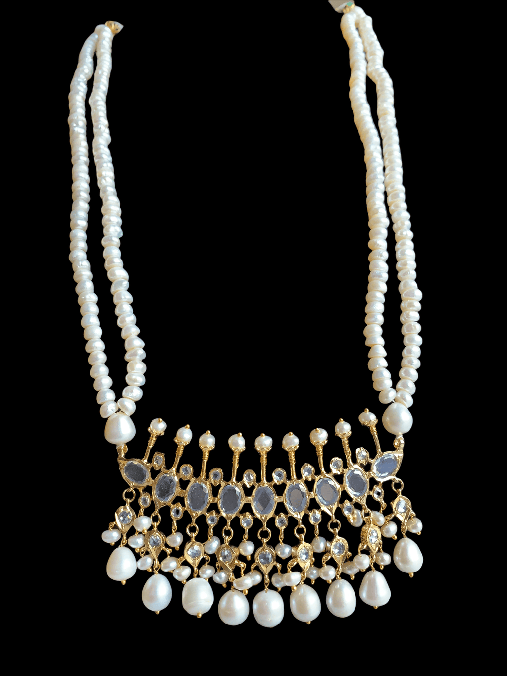 Tirmani in fresh water pearls ( SHIPS IN 1 WEEK )