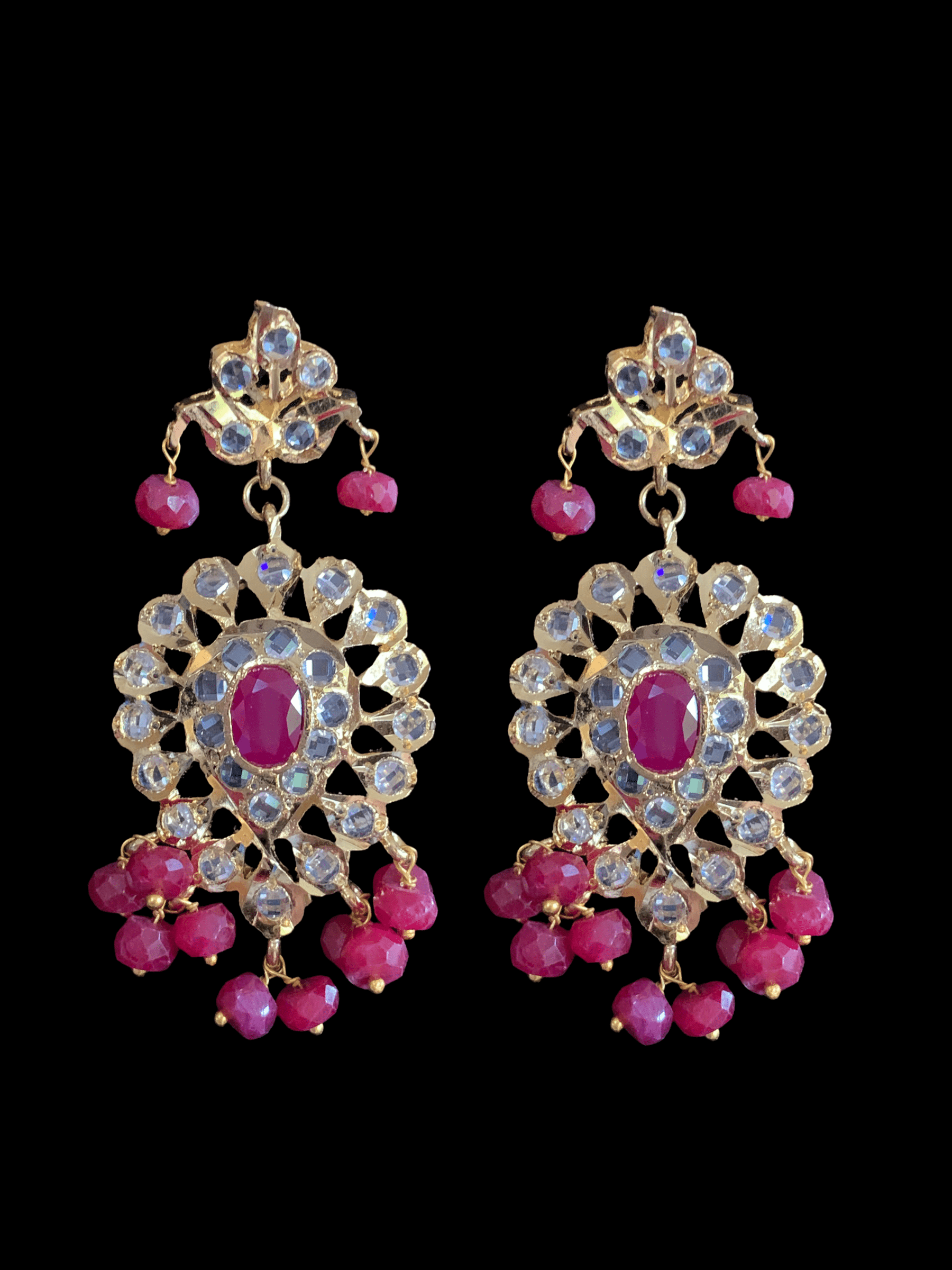 LN67 Himani necklace in real rubies ( SHIPS IN 4 WEEKS )