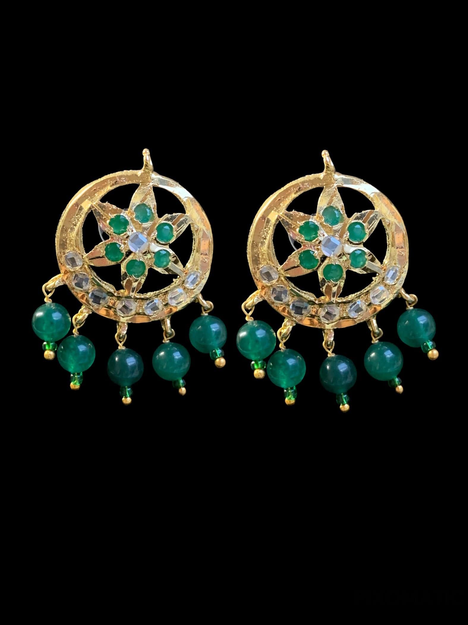 PS348 Amara Hyderabadi pendant set with earrings(READY TO SHIP )