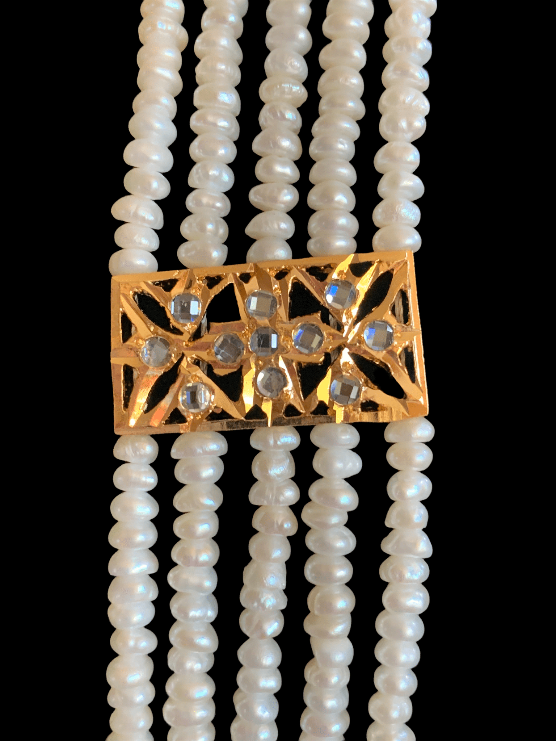 LN58 Naira fresh water pearl rani haar ( SHIPS IN 3 WEEKS  )