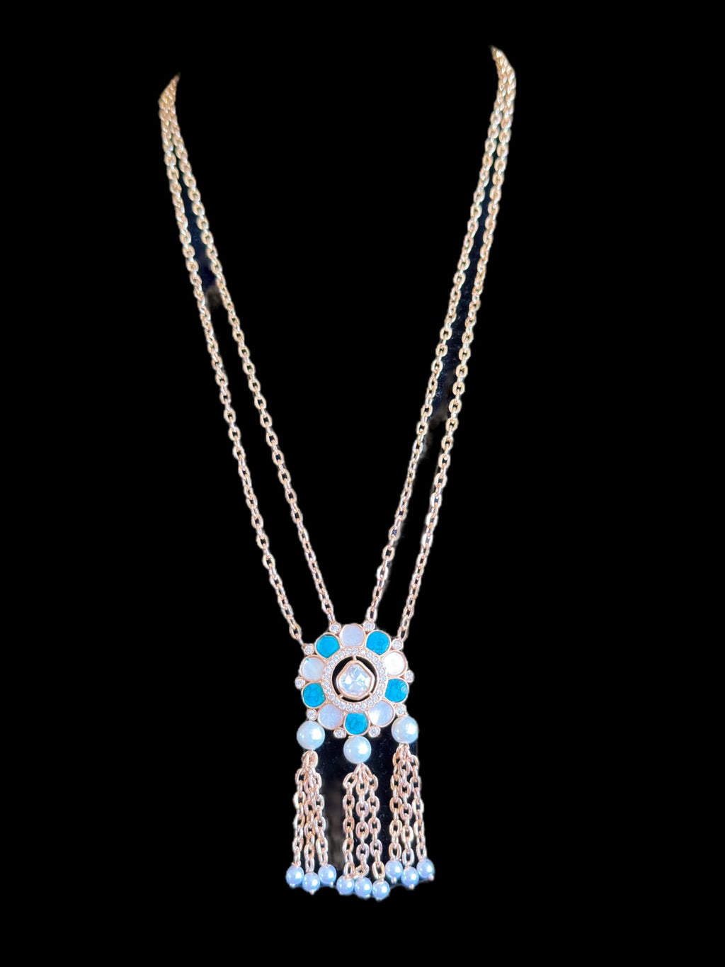 PS130 Eliza rose gold plated necklace ( READY TO SHIP )