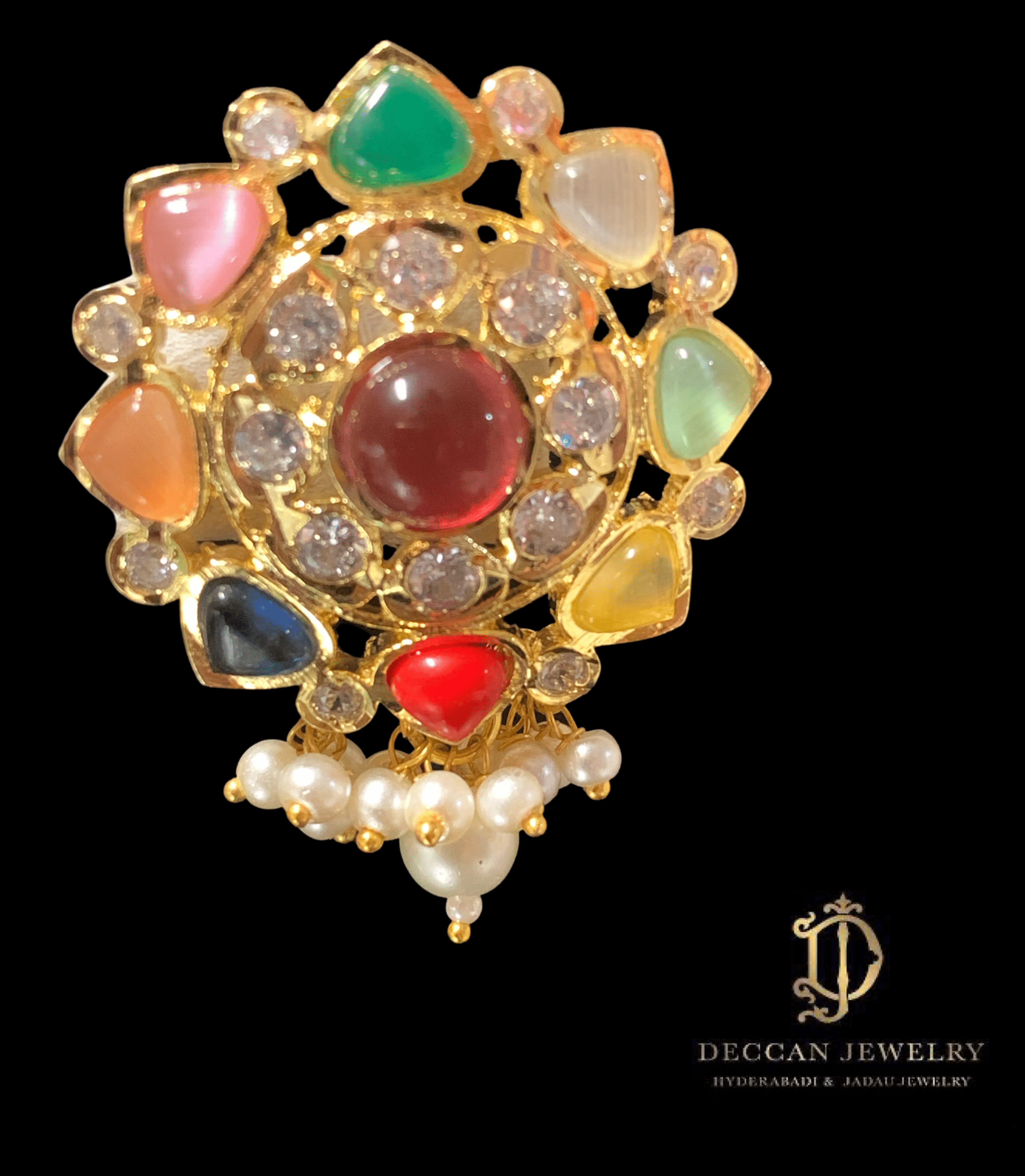 C47  Nova navratan choker ( READY TO SHIP )