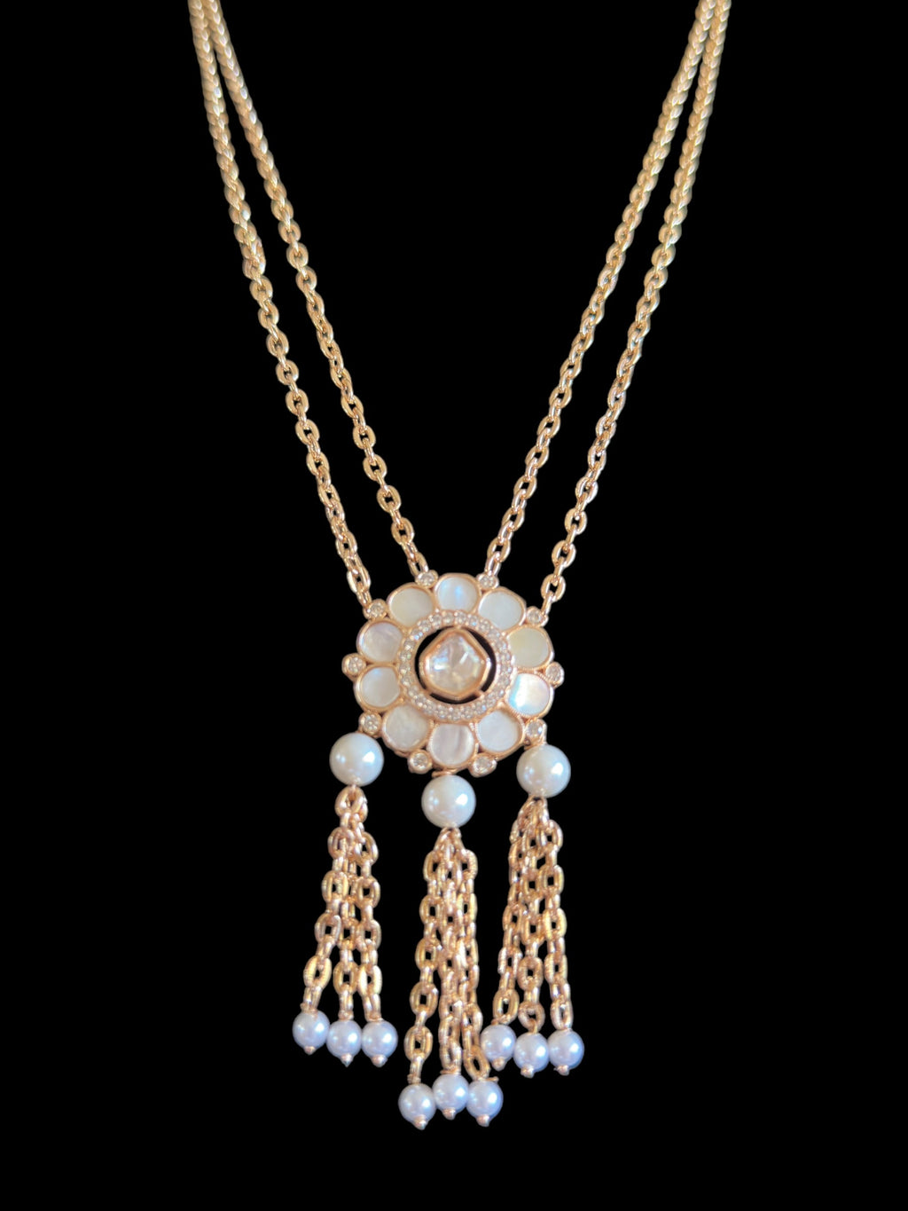 PS357 Eliza rose gold plated necklace ( READY TO SHIP )