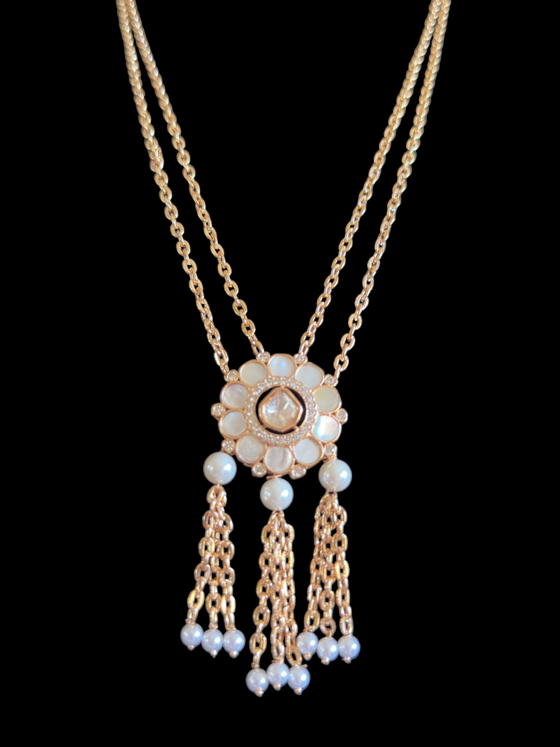 PS357 Eliza rose gold plated necklace ( READY TO SHIP )