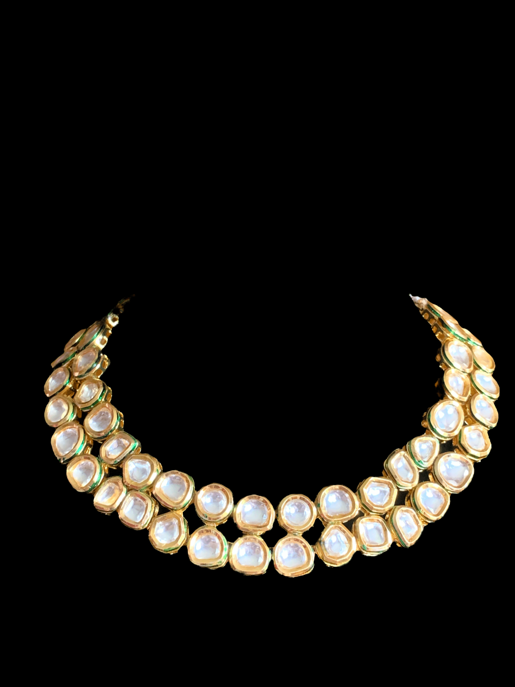 NS80 Mohini bridal necklace in high quality kundan ( SHIPS IN 3 WEEKS  )