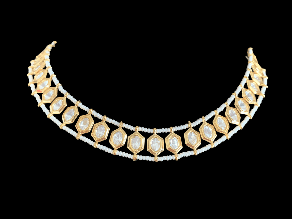 NS106 Trikha polki necklace  ( READY TO SHIP )