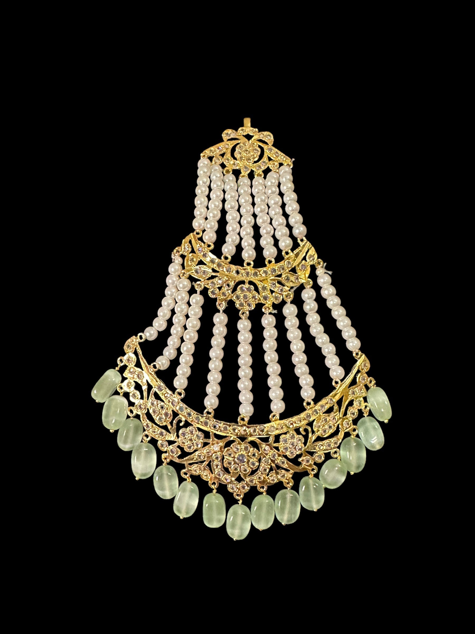 BR72A Insia bridal jadavi lacha set ( SHIPS IN 3 WEEKS )