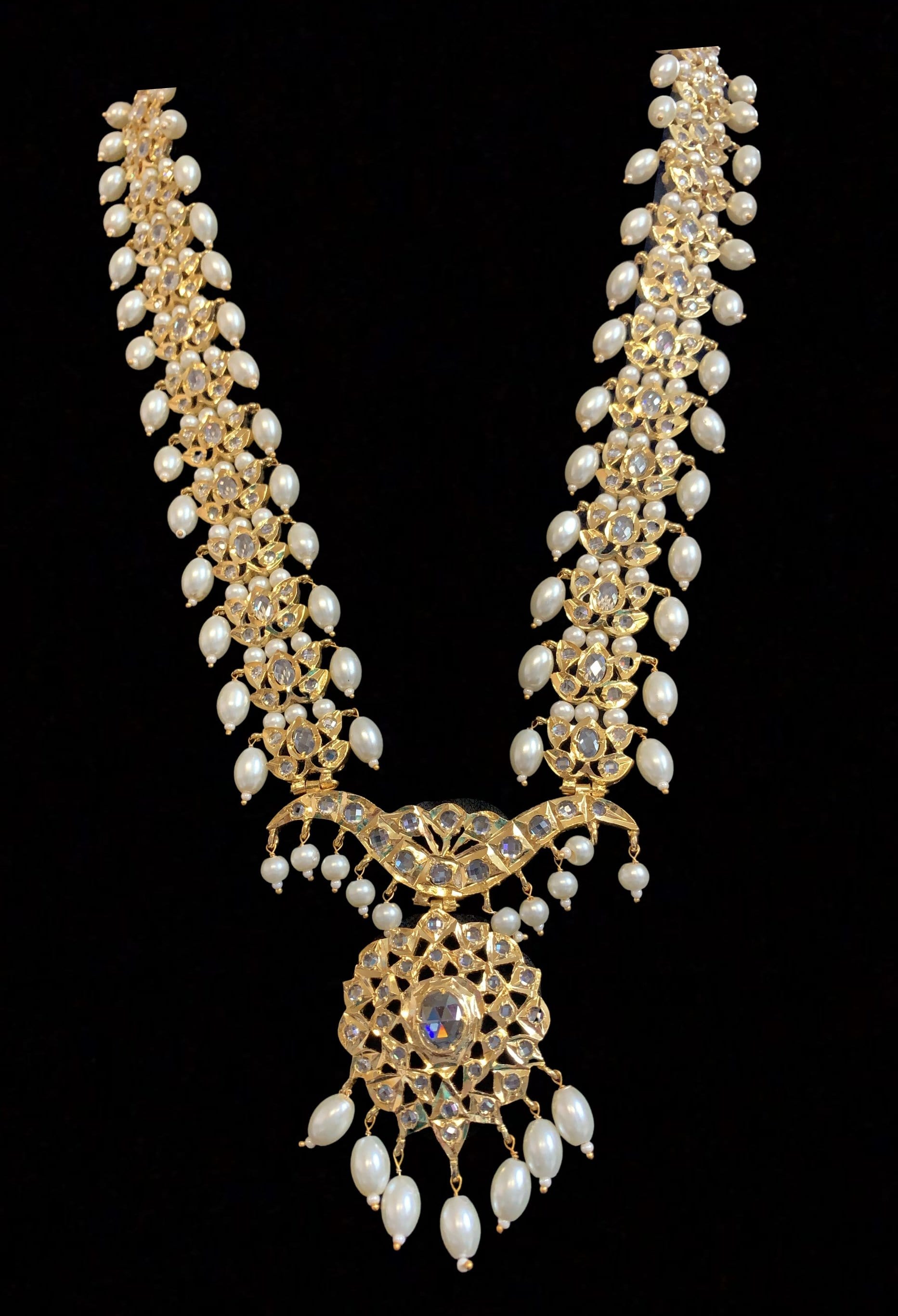 LN80 Asif jaahi haar in shell pearls   ( READY TO SHIP )