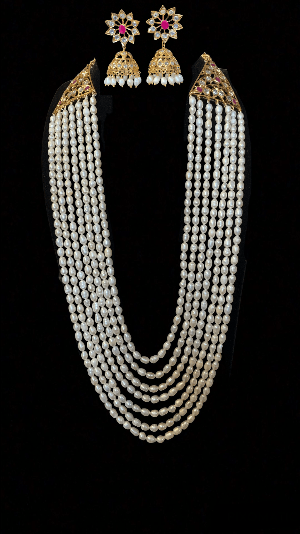 Nusaiba fresh water pearl satlada (SHIPS IN 4 WEEKS  )