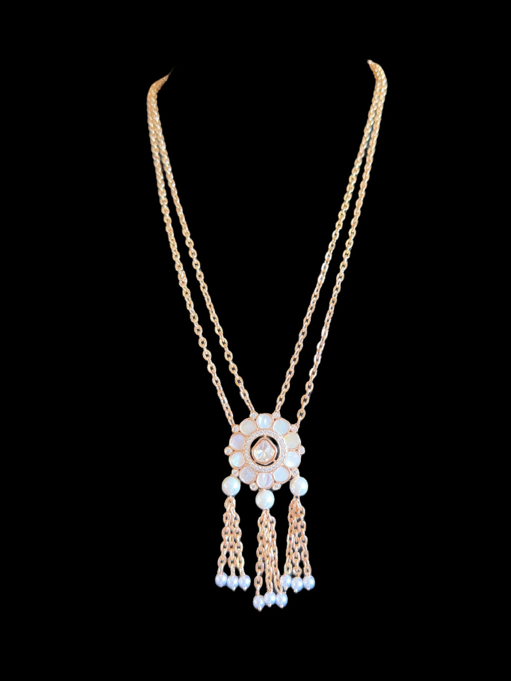 PS357 Eliza rose gold plated necklace ( READY TO SHIP )