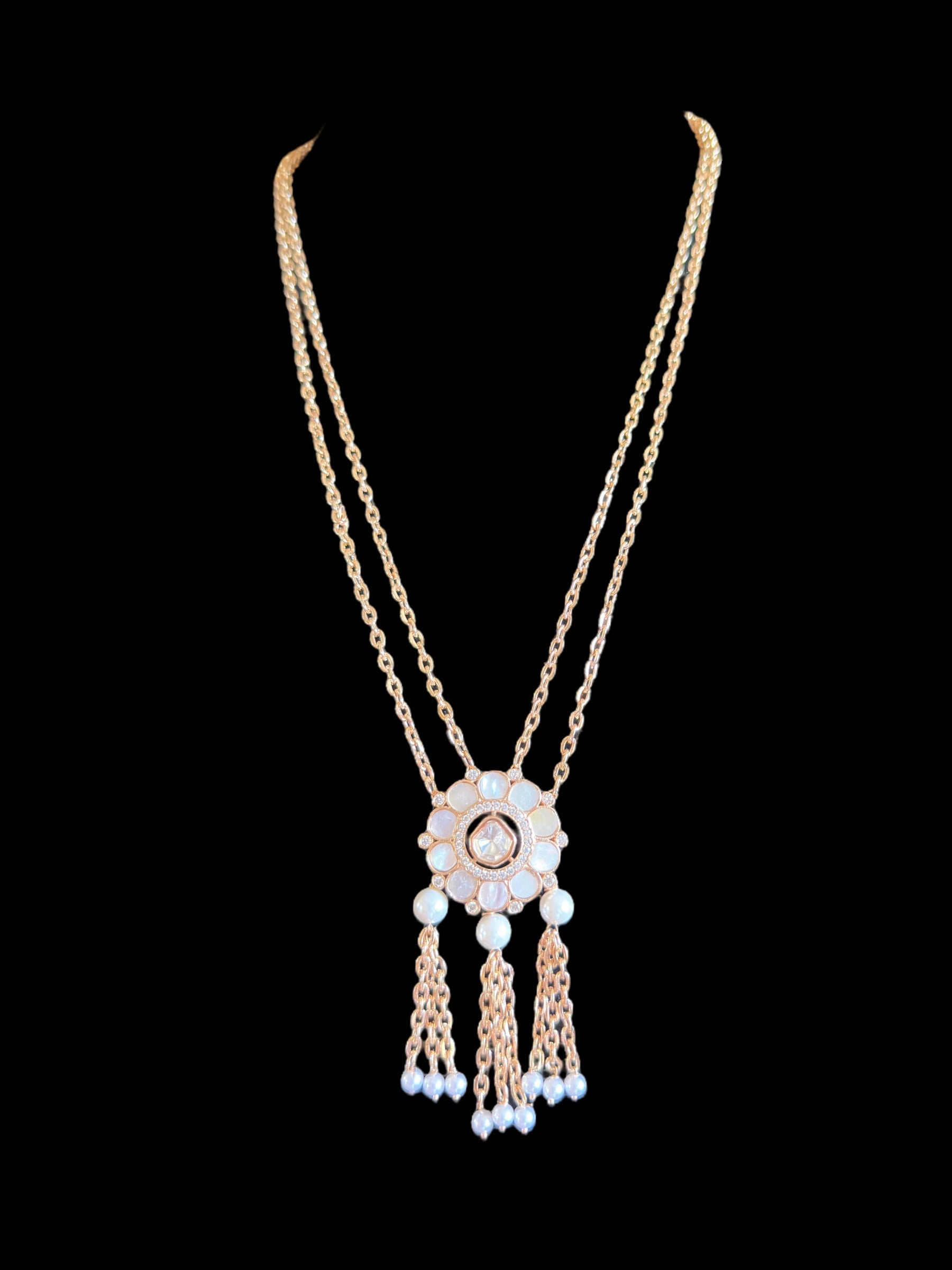 PS357 Eliza rose gold plated necklace ( READY TO SHIP )