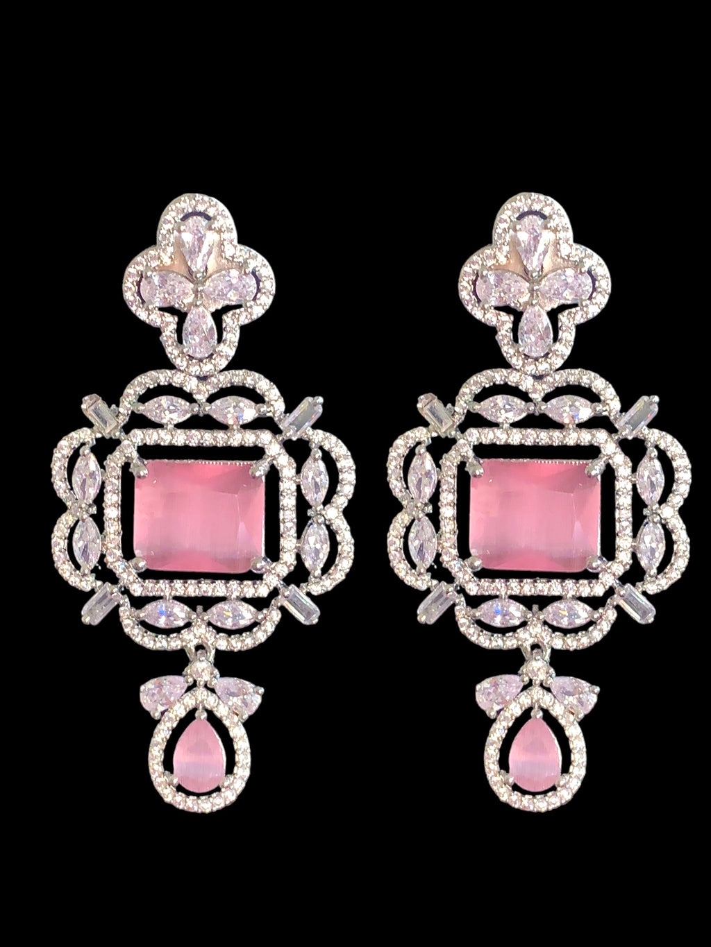 NS503 MISHA silver plated necklace with earrings ( READY TO SHIP )