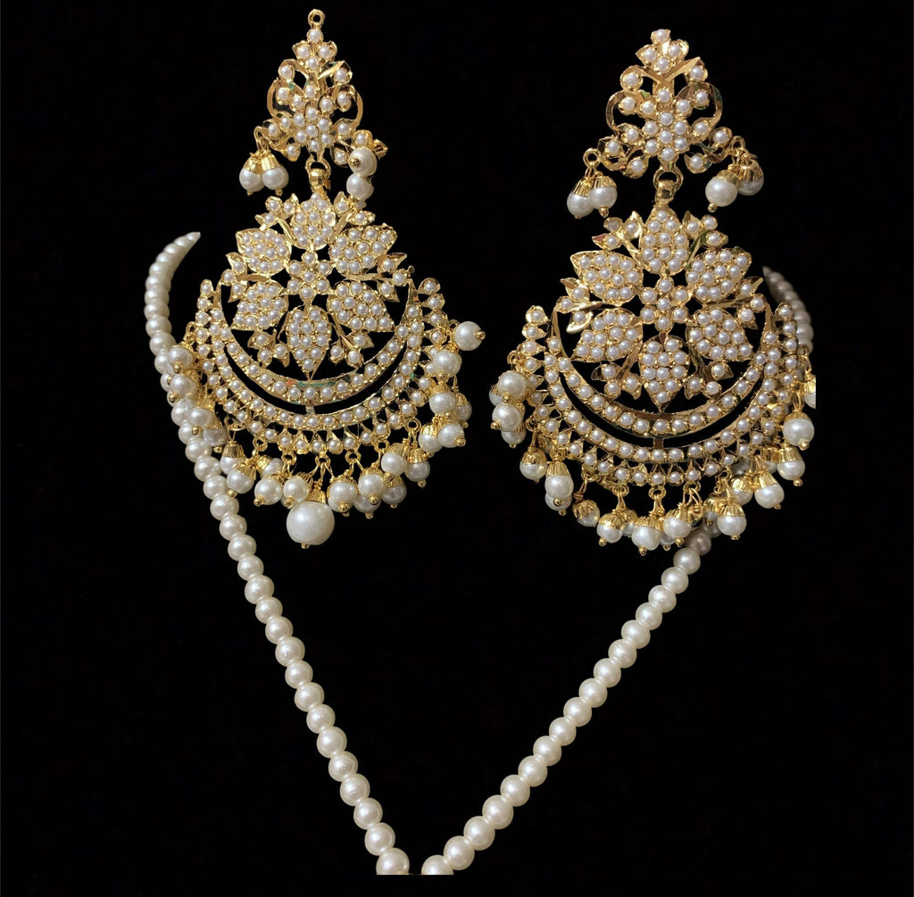 PS466 Mohini pendant set ( pearls ) ( READY TO SHIP )