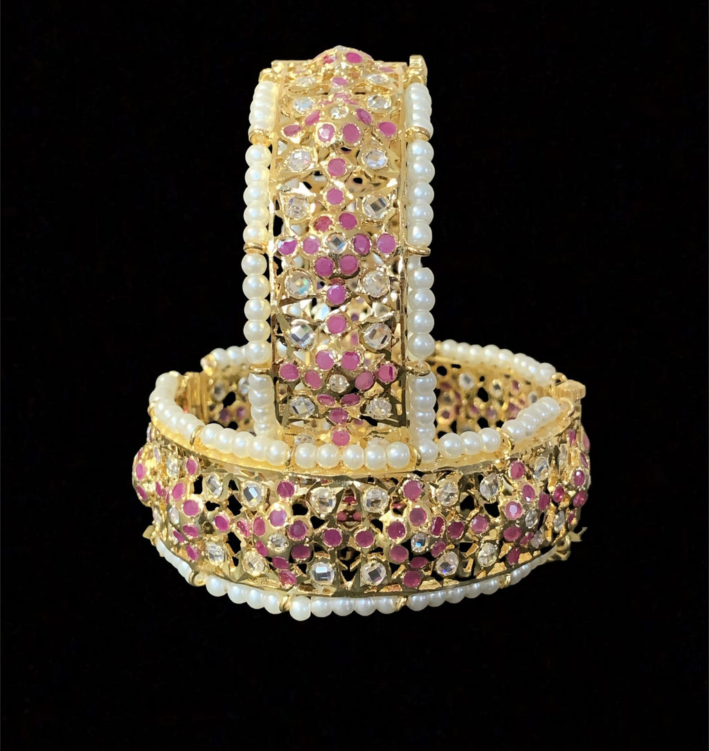 B135  Azmah Bangles in ruby ( SHIPS IN 4 WEEKS )