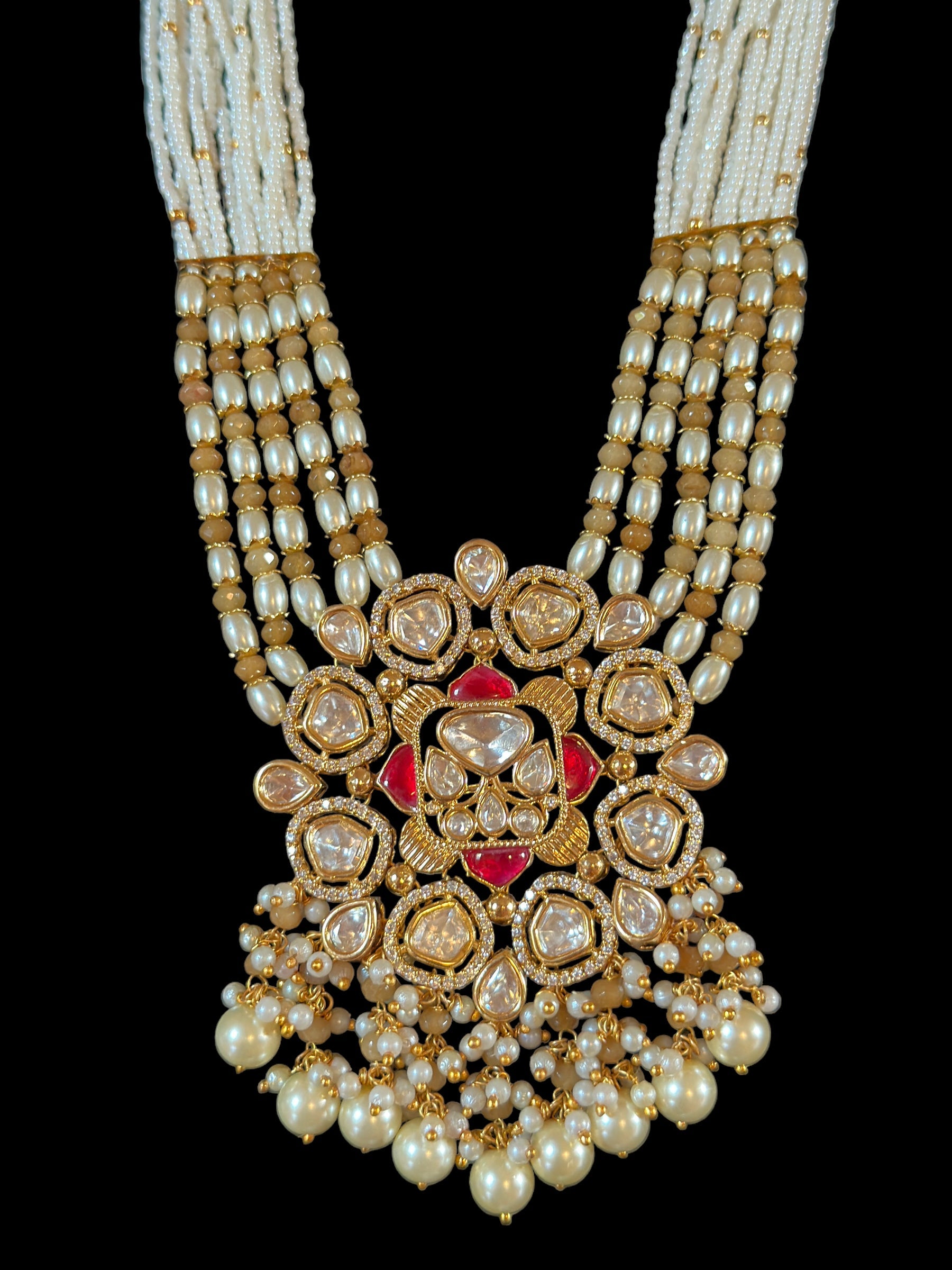 DLN1 Sahar necklace with earrings ( READY TO SHIP )