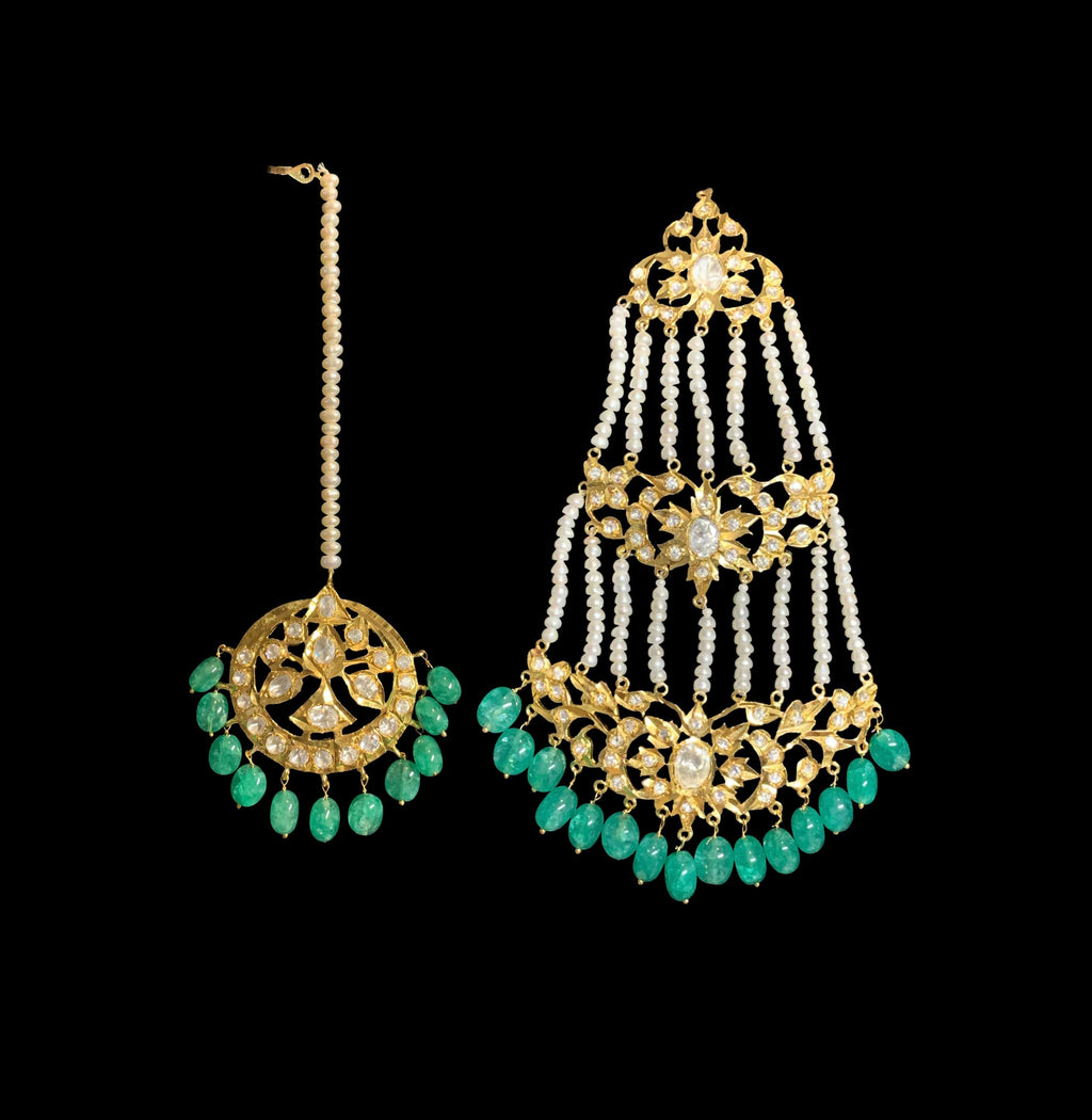 BR32 Insia  jadavi lacha in emeralds   ( SHIPS IN 1 WEEK  )