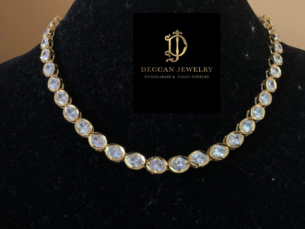 DNS24 Bhanu polki necklace  ( SHIPS IN 4 WEEKS )