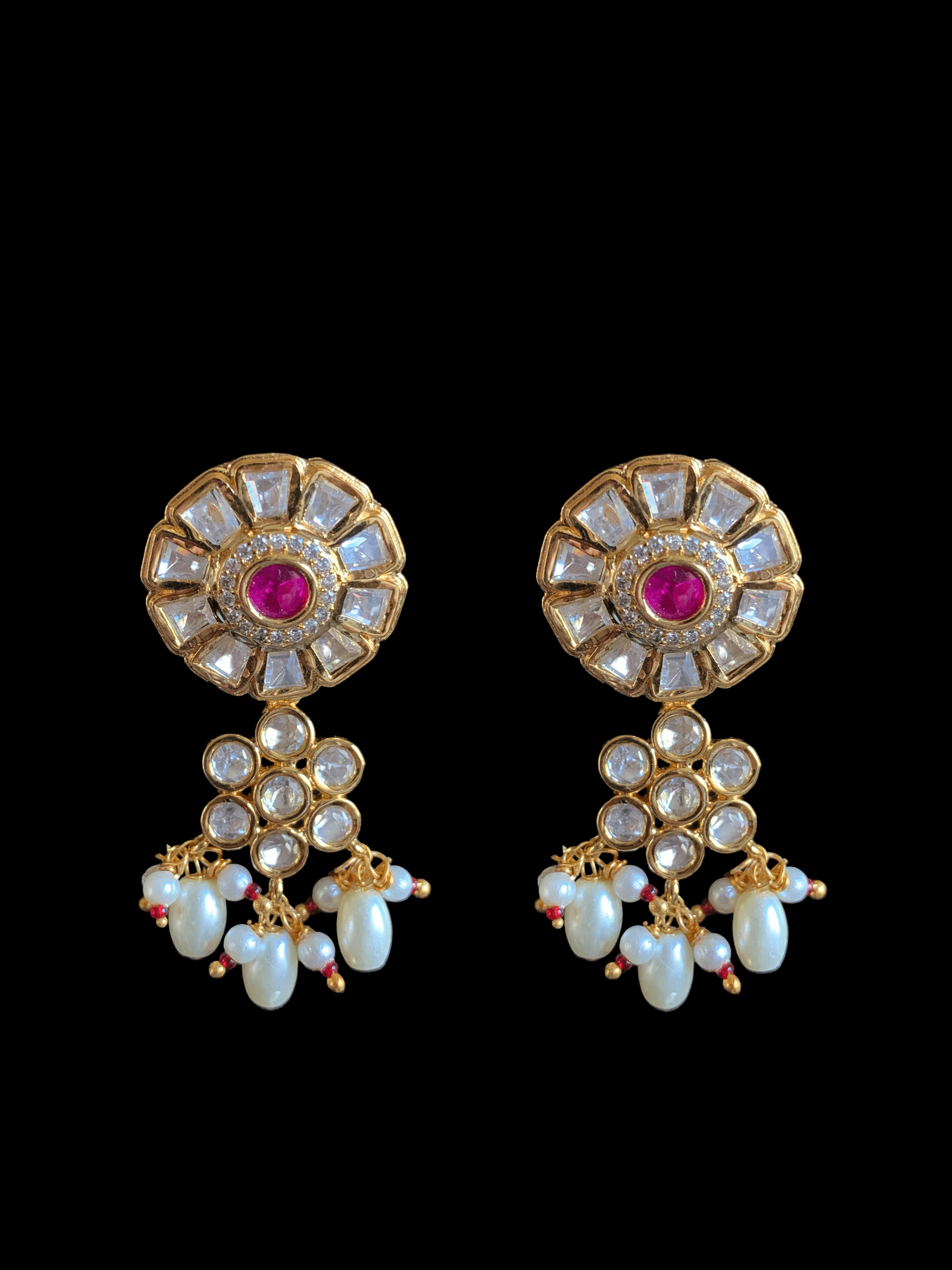 C137 polki choker with earrings ( READY TO SHIP )