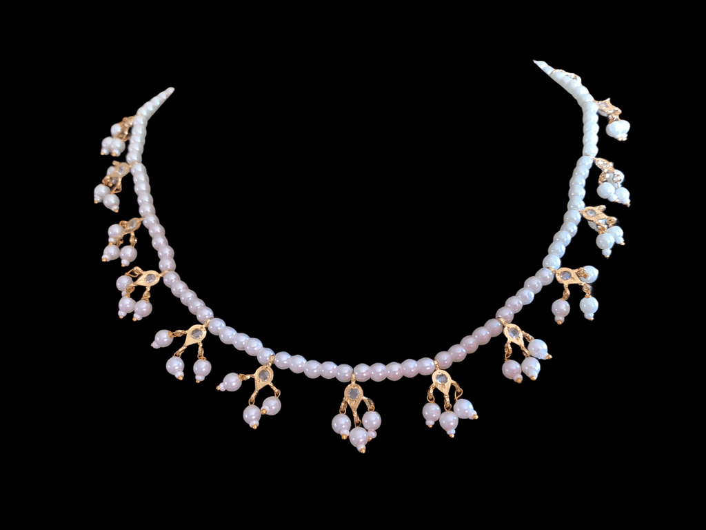 NS202 Nischala Pearl Necklace | Hyderabadi Jewelry | Deccan Jewelry ( READY TO SHIP )