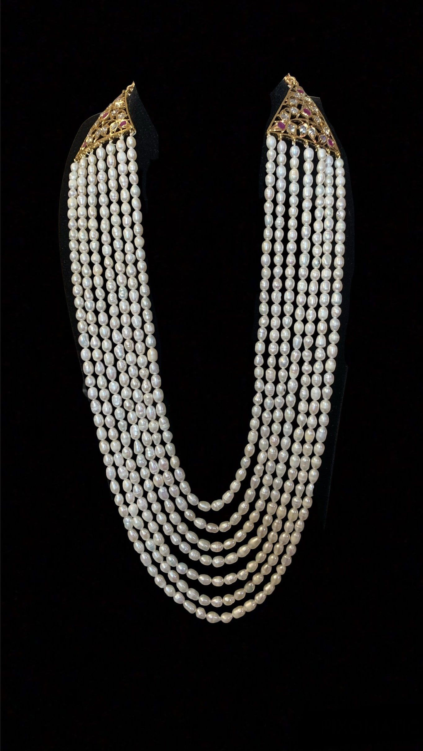 Nusaiba fresh water pearl satlada (SHIPS IN 4 WEEKS  )