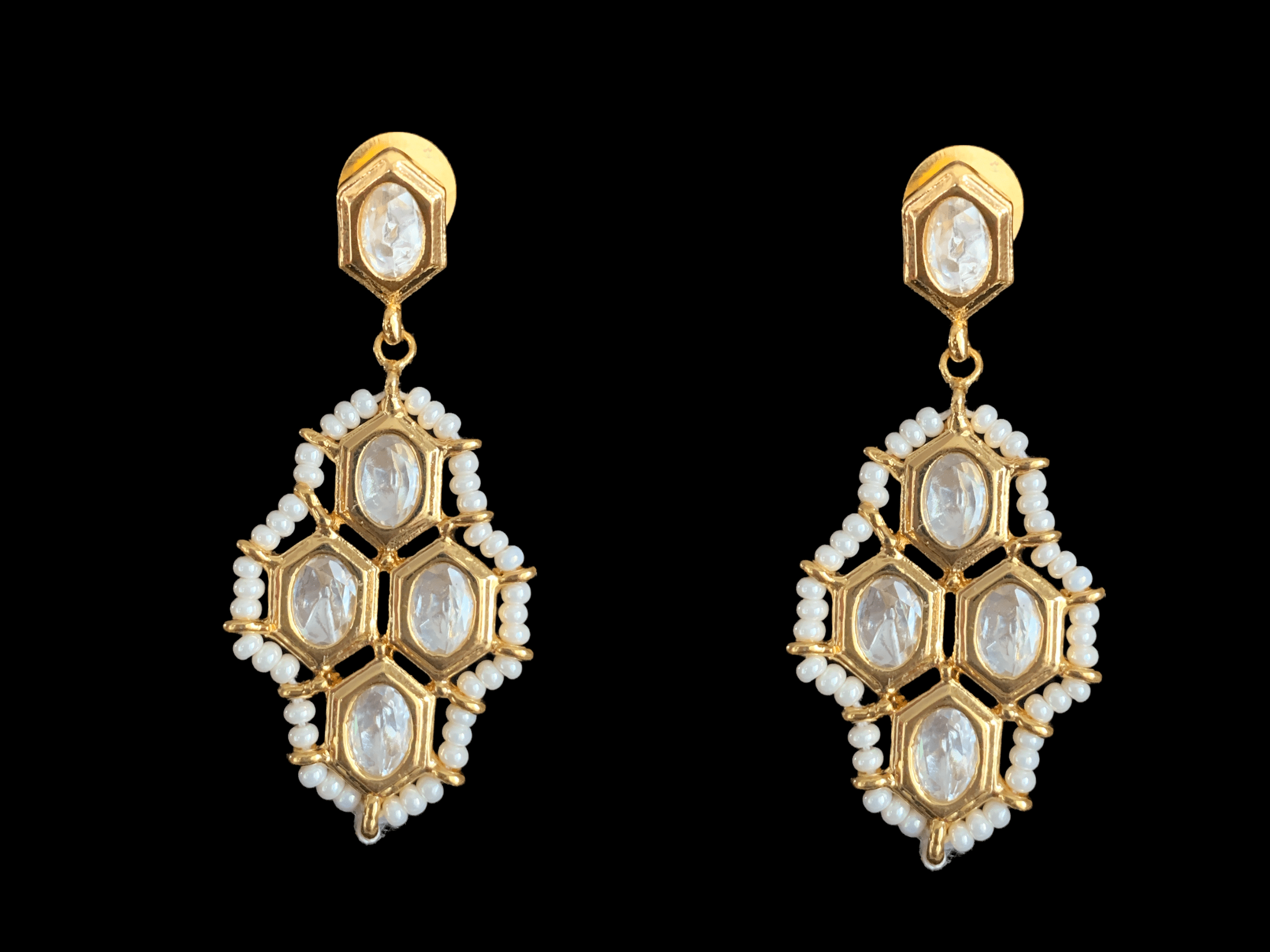 NS106 Trikha polki necklace  ( READY TO SHIP )