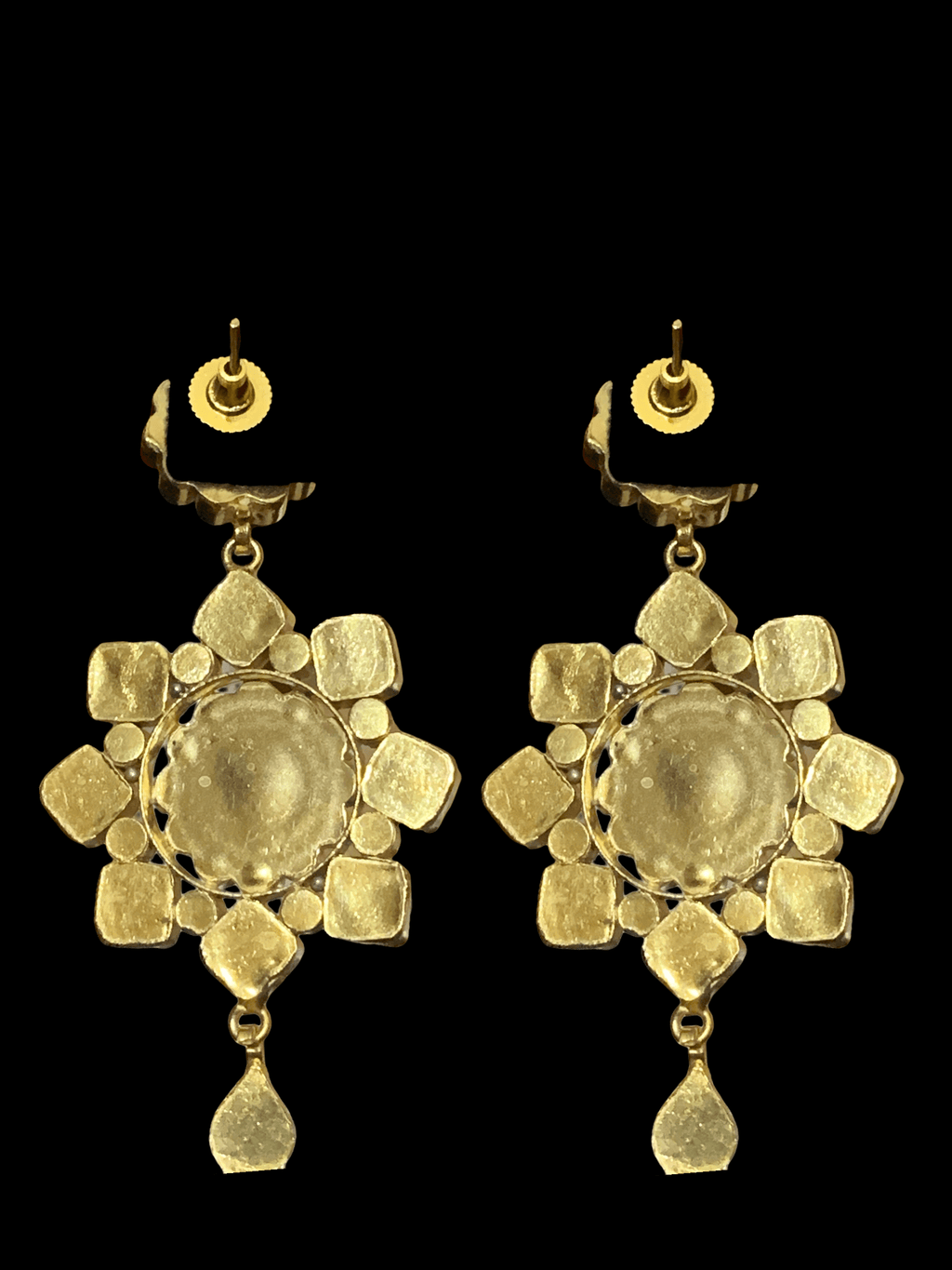 DER250 Samaa kundan earrings ( READY TO SHIP )