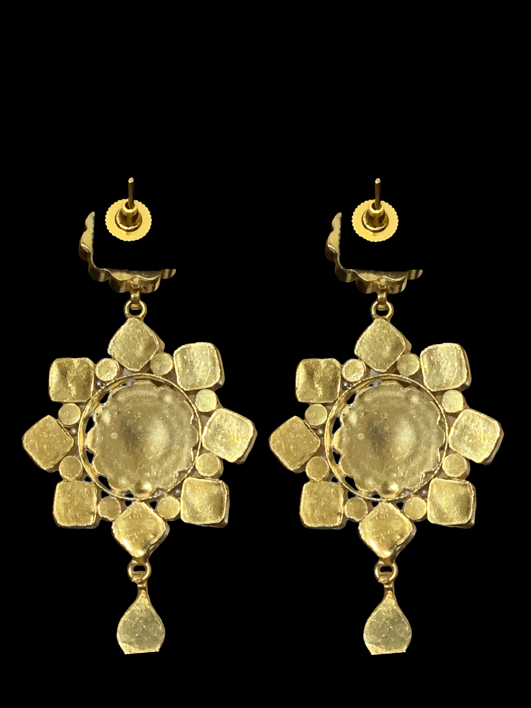 DER250 Samaa kundan earrings ( READY TO SHIP )