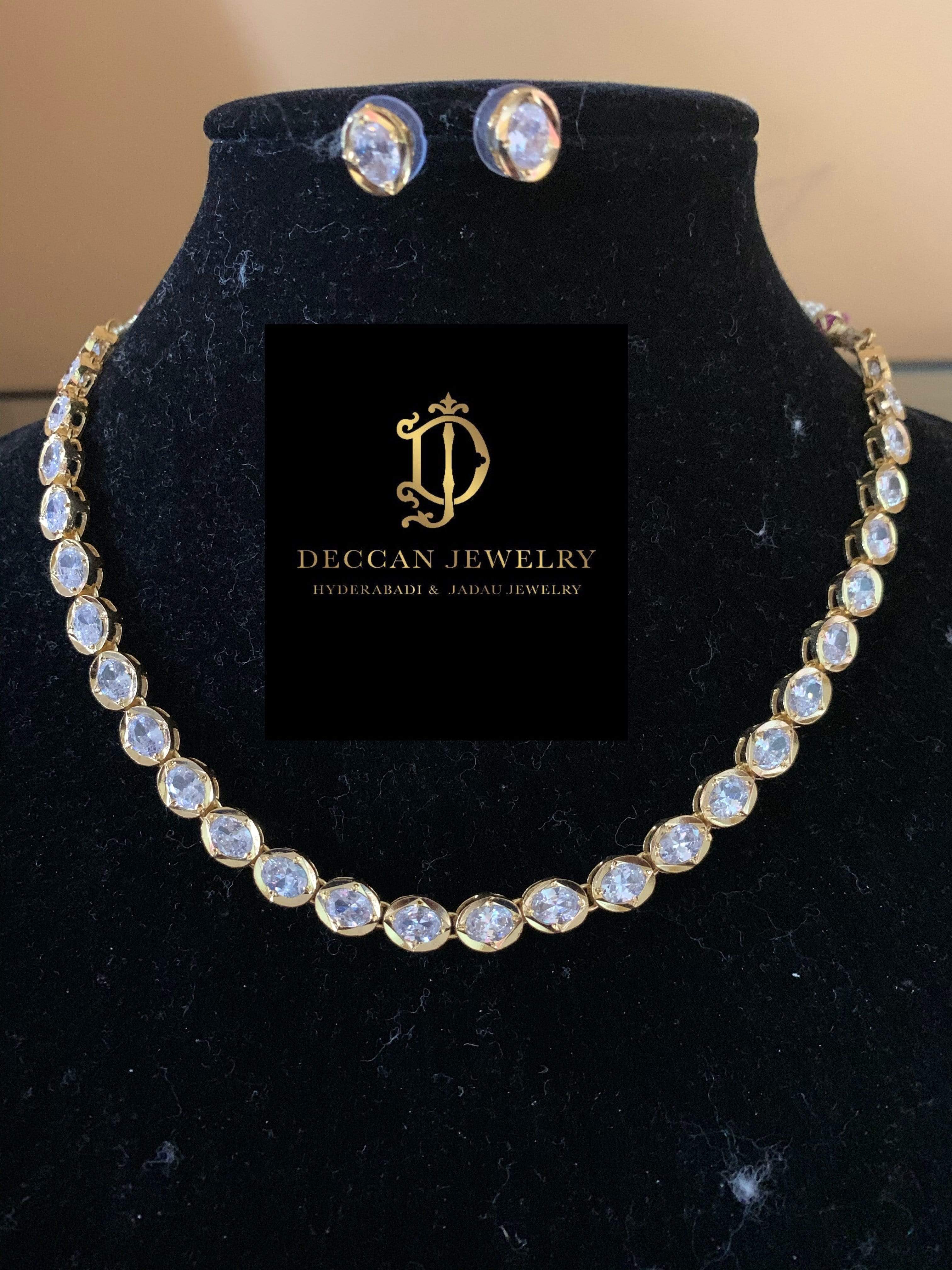 DNS24 Bhanu polki necklace  ( SHIPS IN 4 WEEKS )